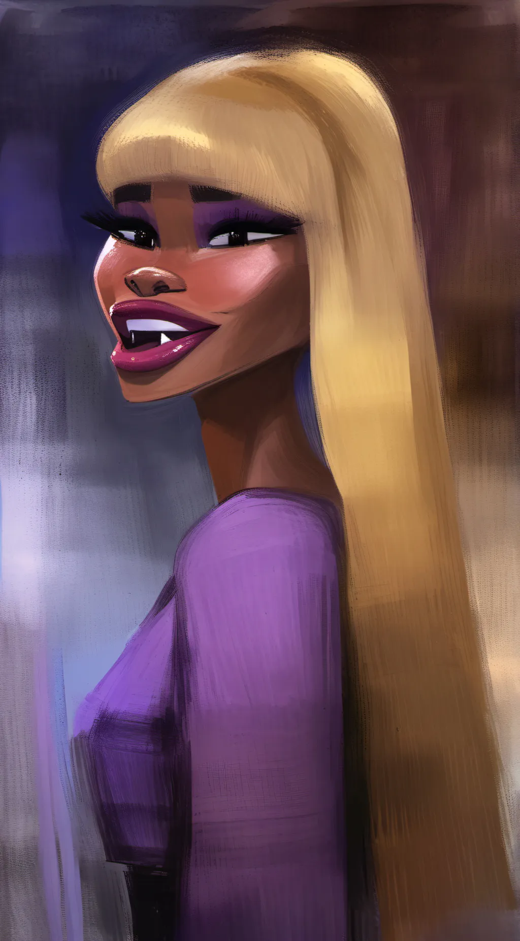 ai character: Nikki Mina background