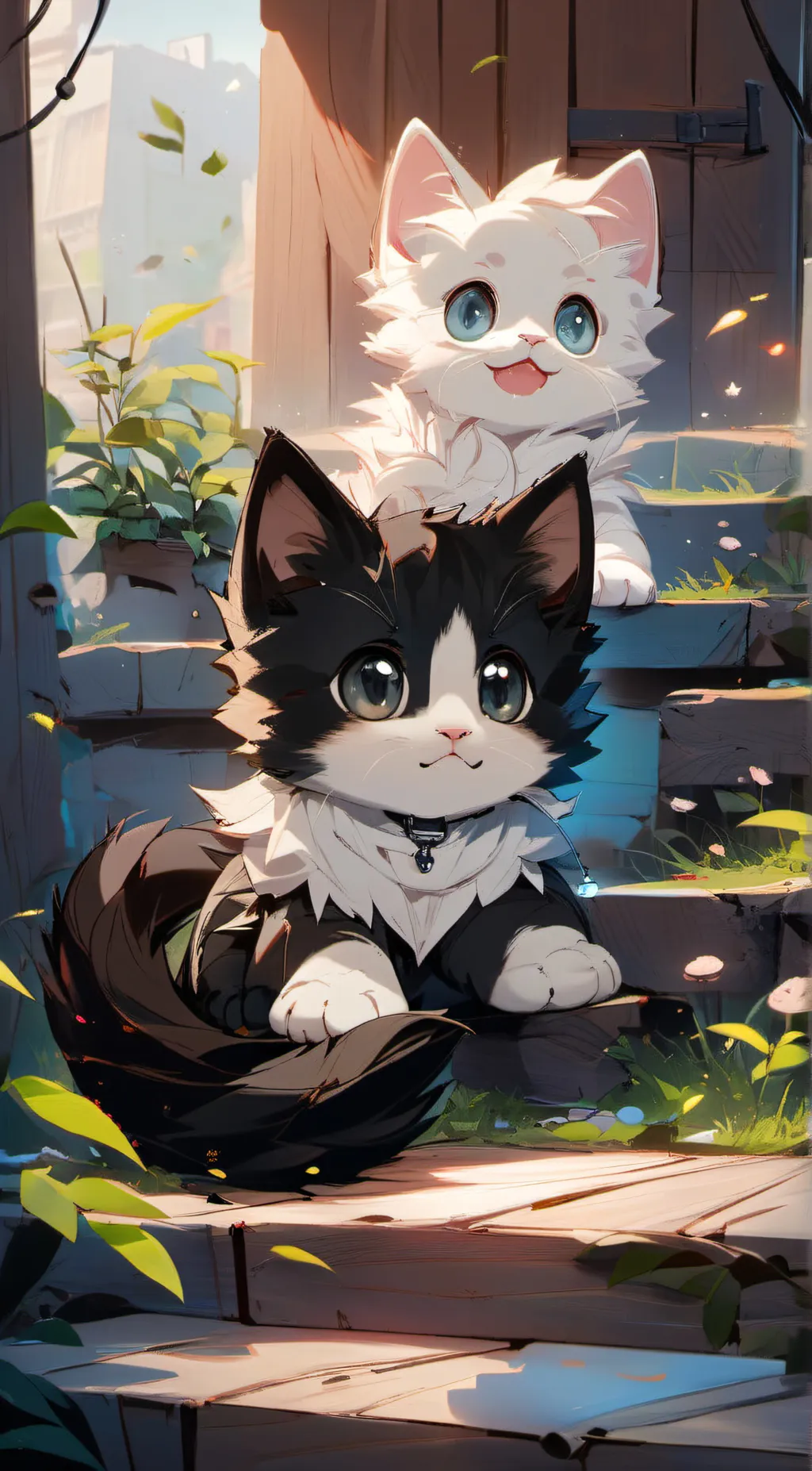 ai character: cookie and sugar  background