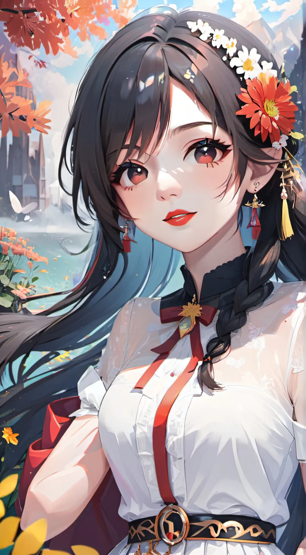 ai character: meowing  background