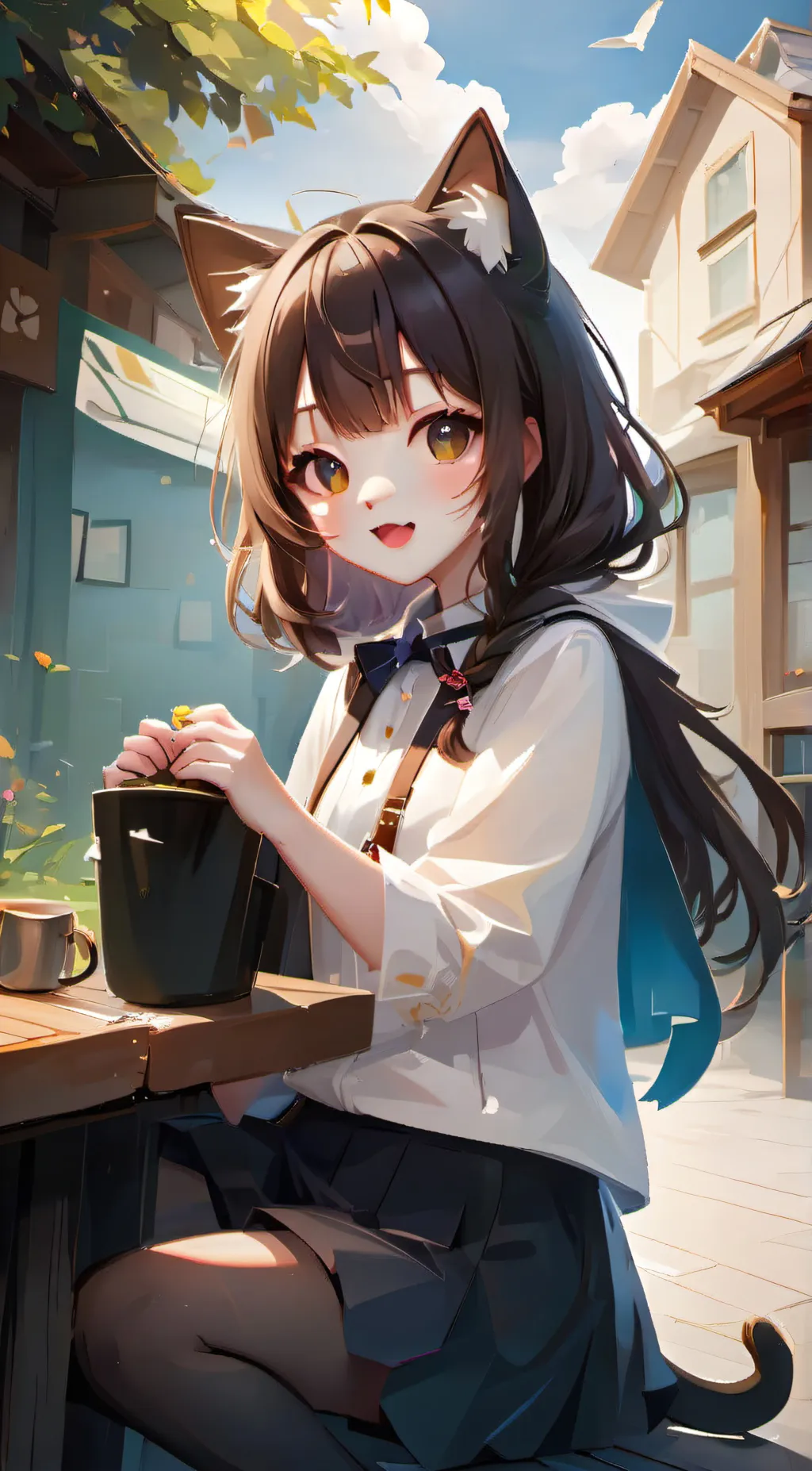 ai character: Lucy background