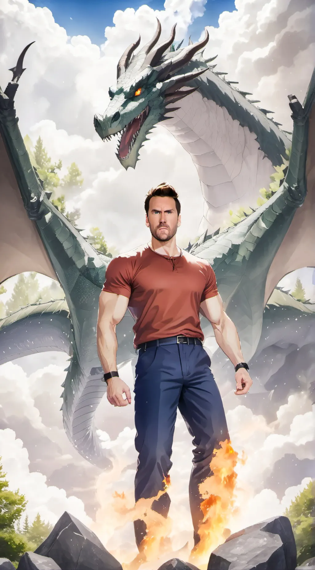 ai character: Angry Ryan background