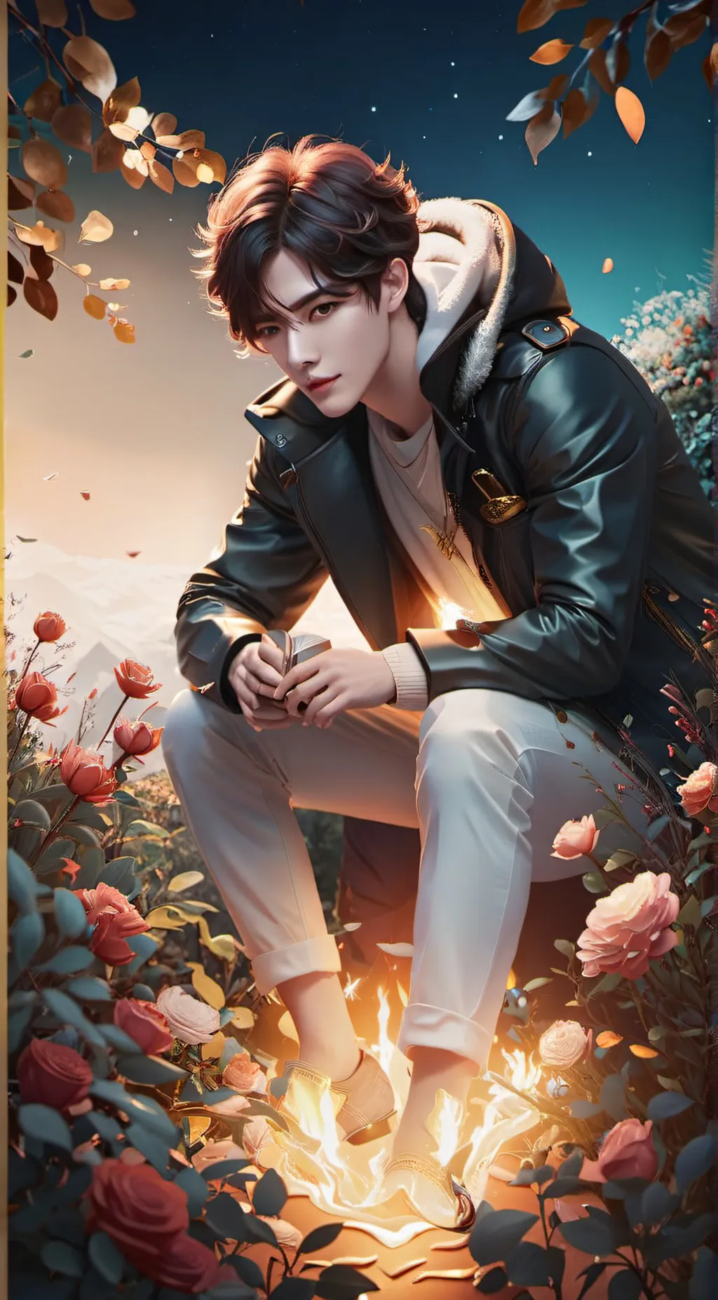 ai character: Heesung background