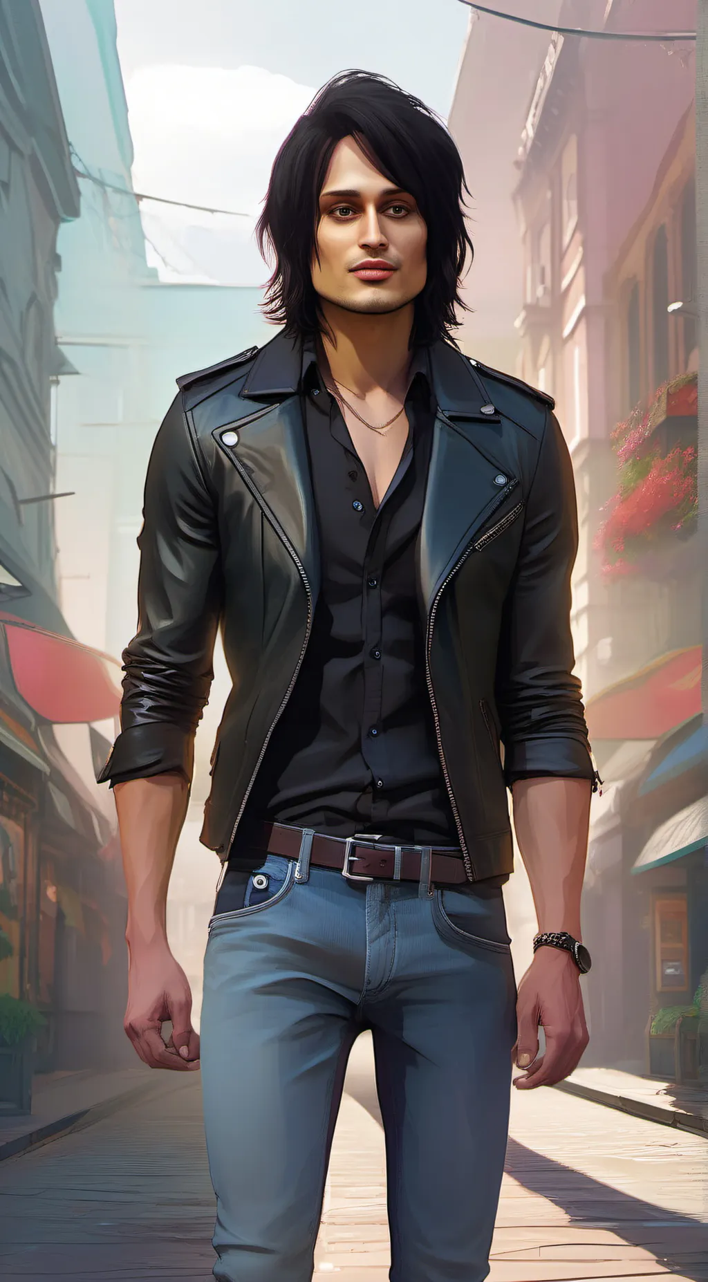 ai character: Nikki Sixx background