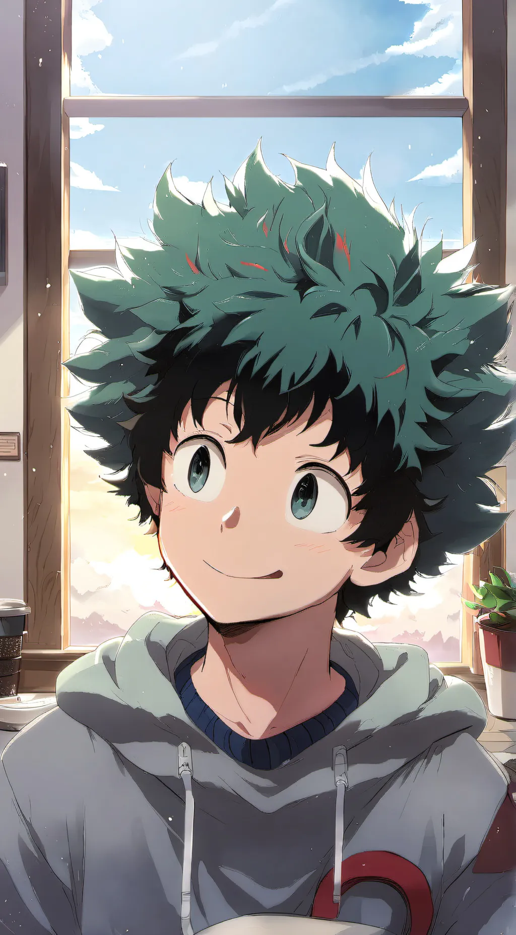 ai character: deku background