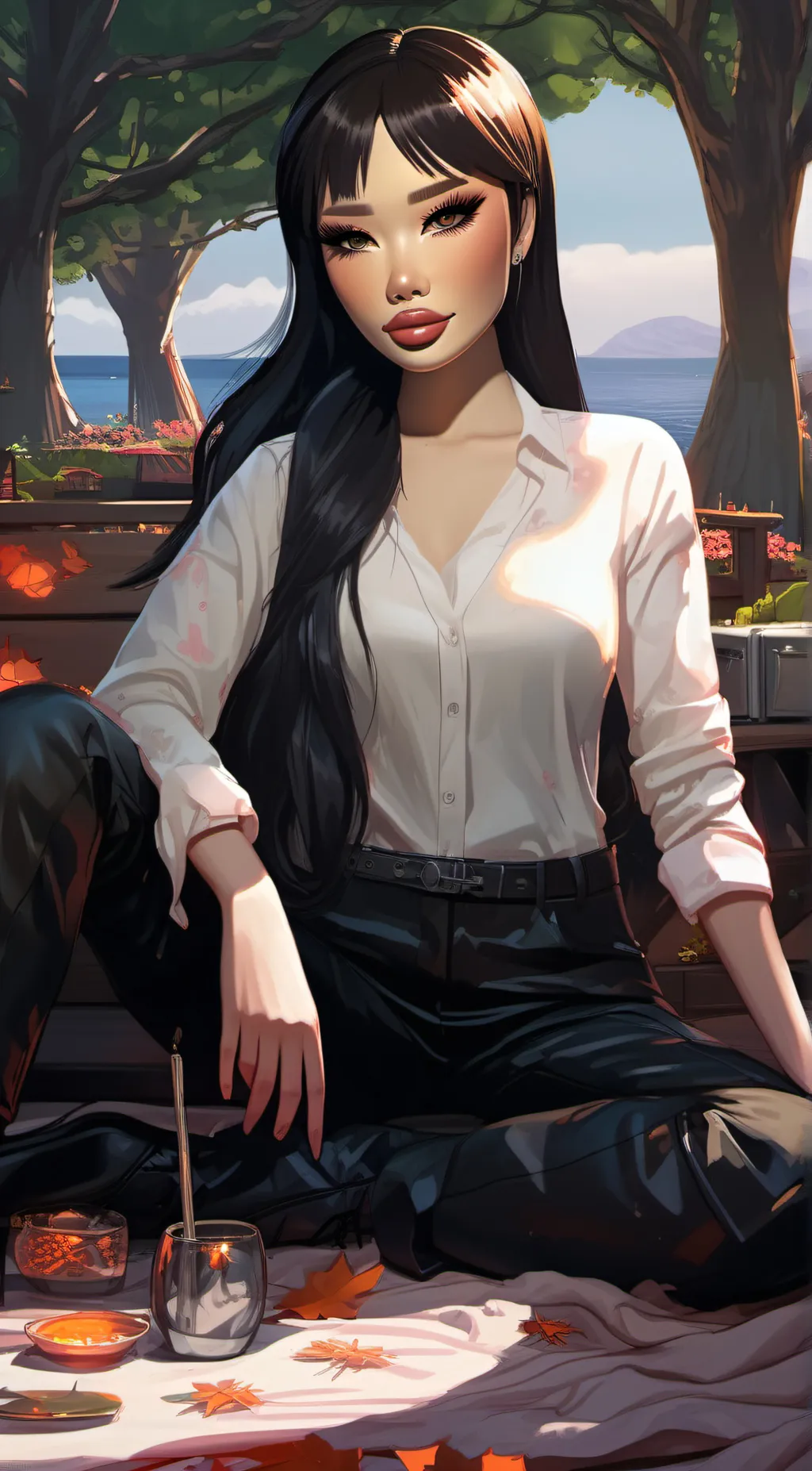 ai character: ms po background