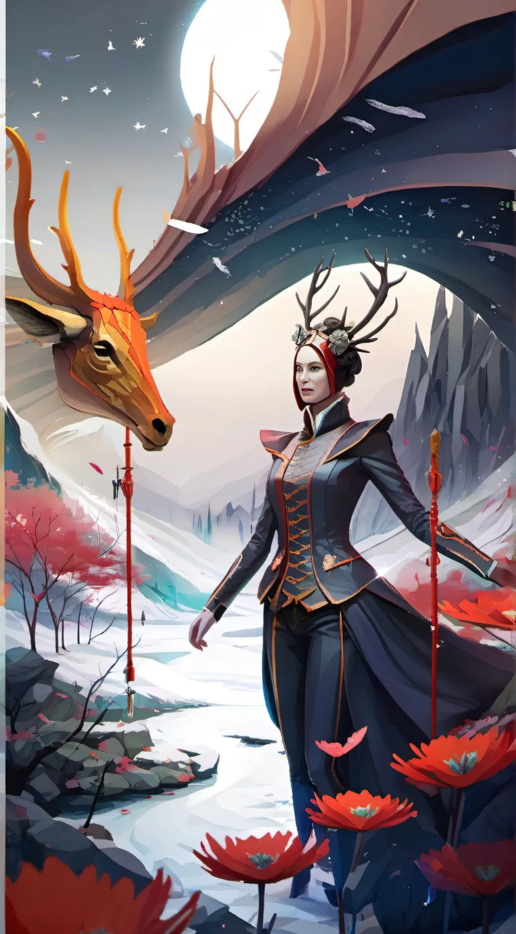 ai character: Demon background