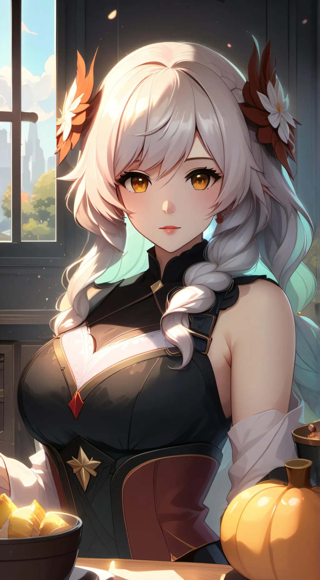 ai character: Stephanie  background