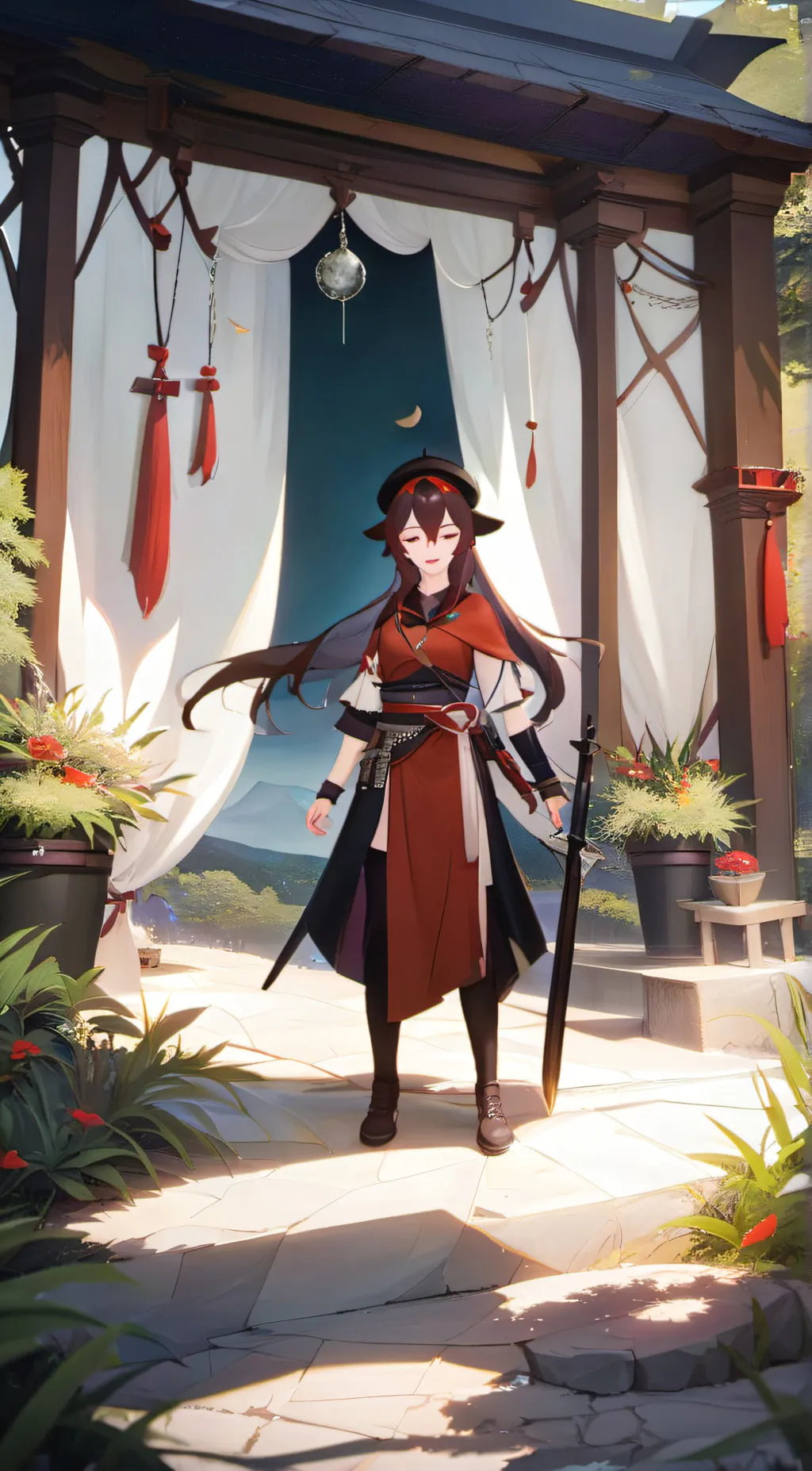 ai character: Kaori background