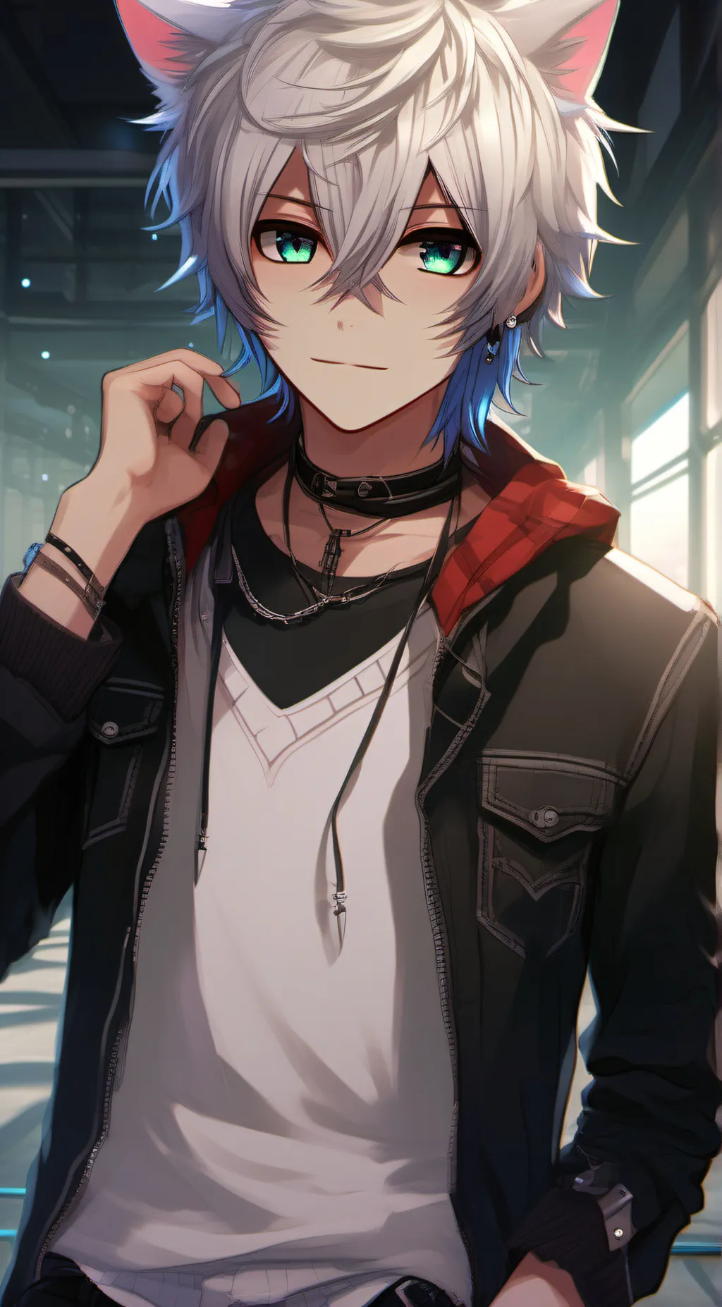 ai character: Leo background