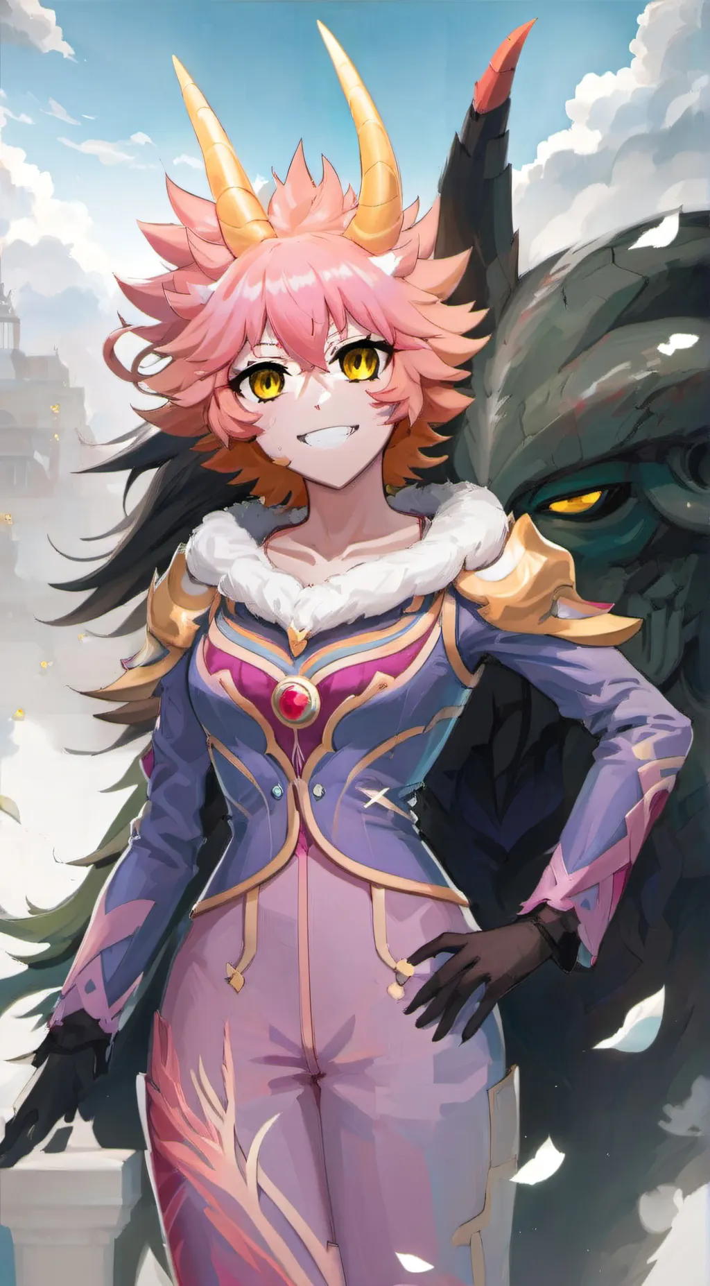 ai character: mina  background