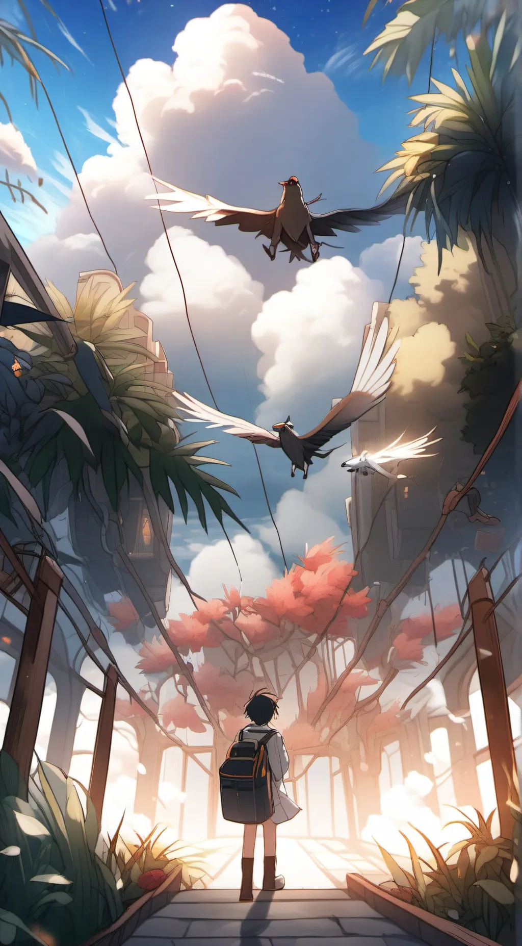 ai character: Sky background