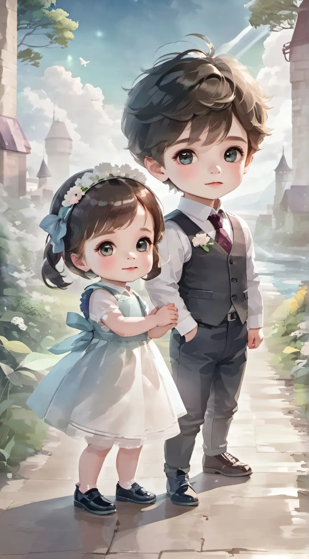 ai character: Buh buh background