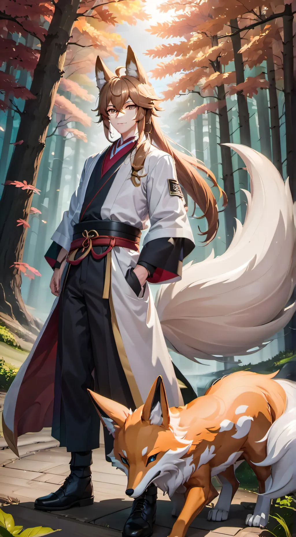 ai character: Ezra☆ background