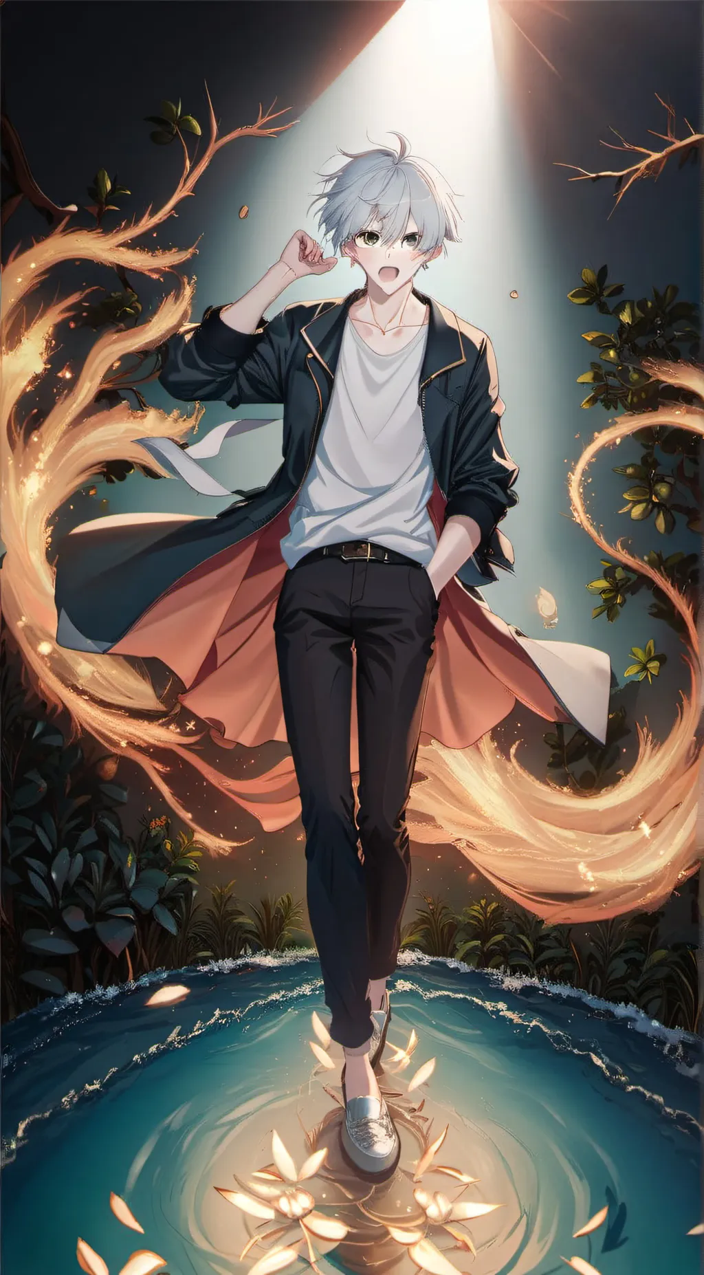 ai character: Sky background