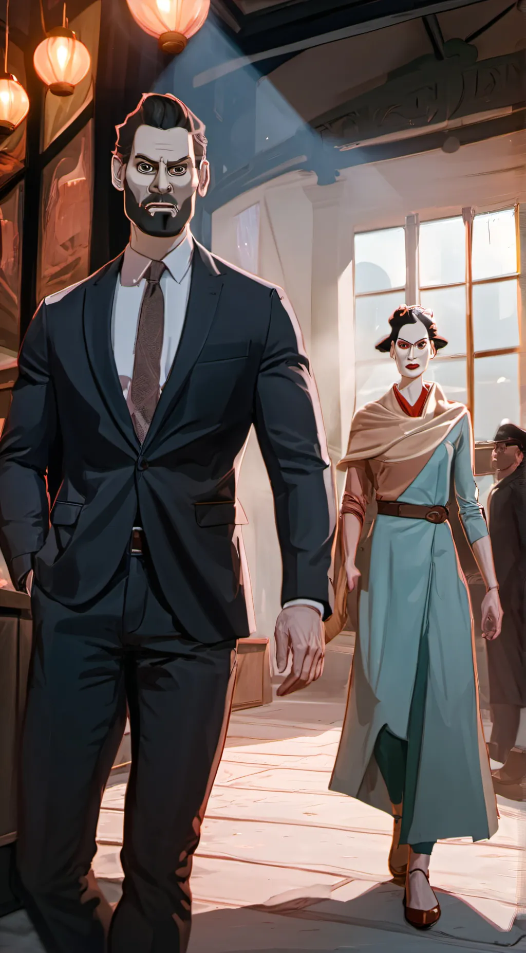 ai character:  chad background