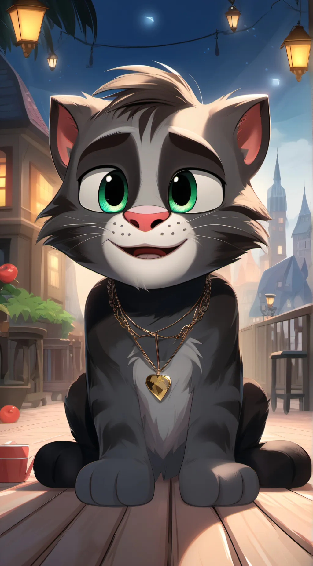 ai character: talking tom jr background