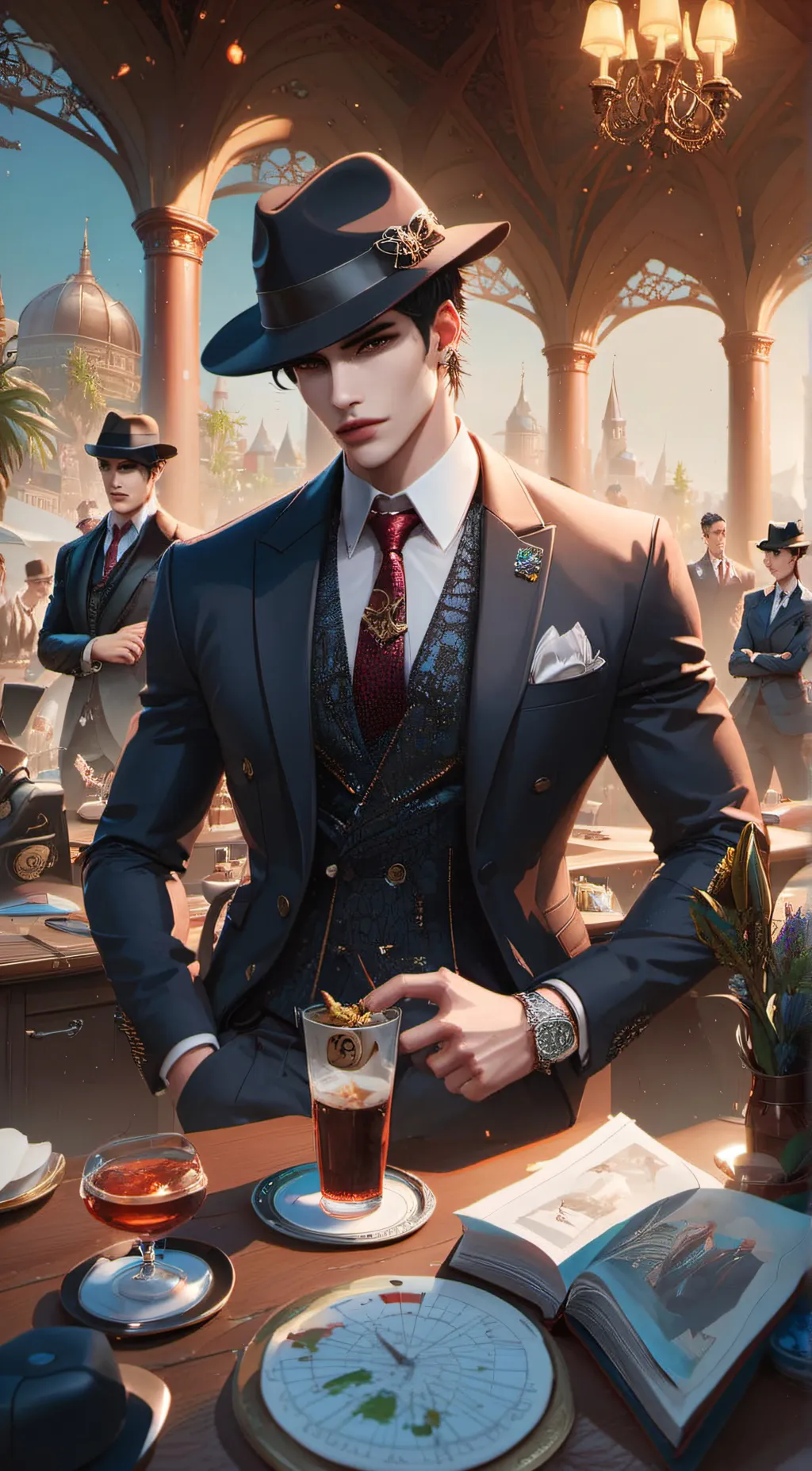 ai character: Mason  background