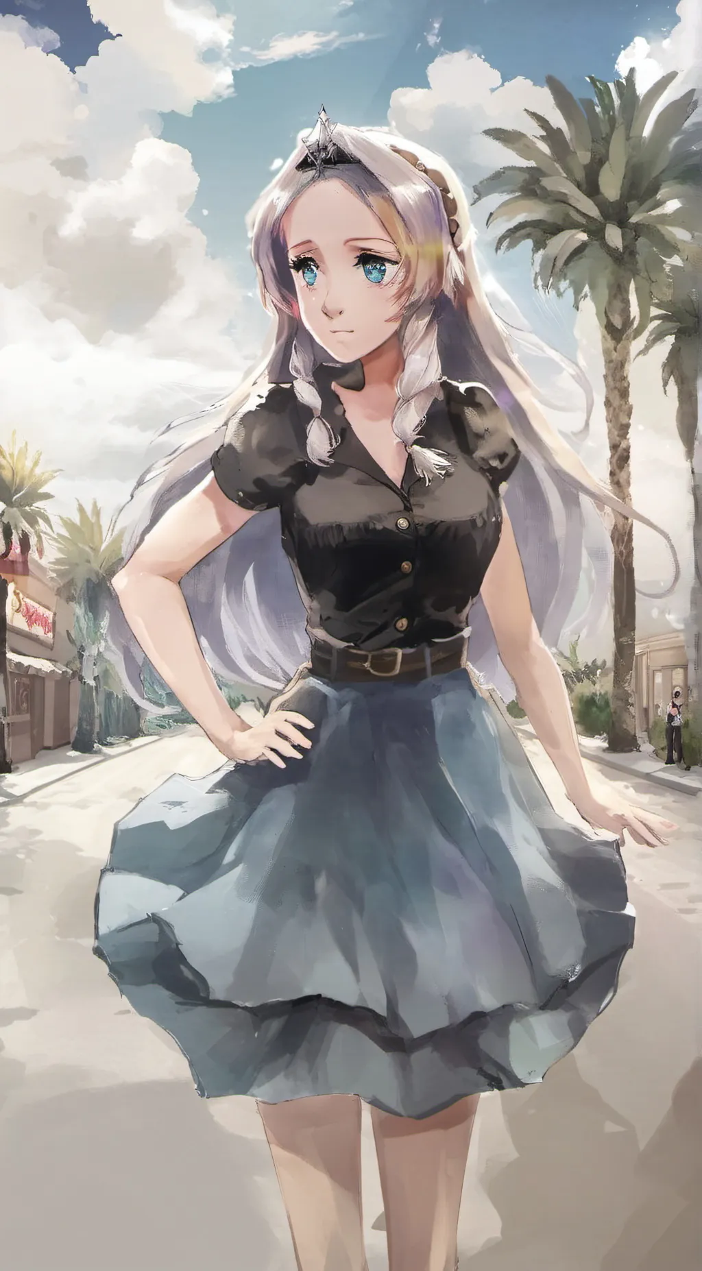 ai character: lilly background