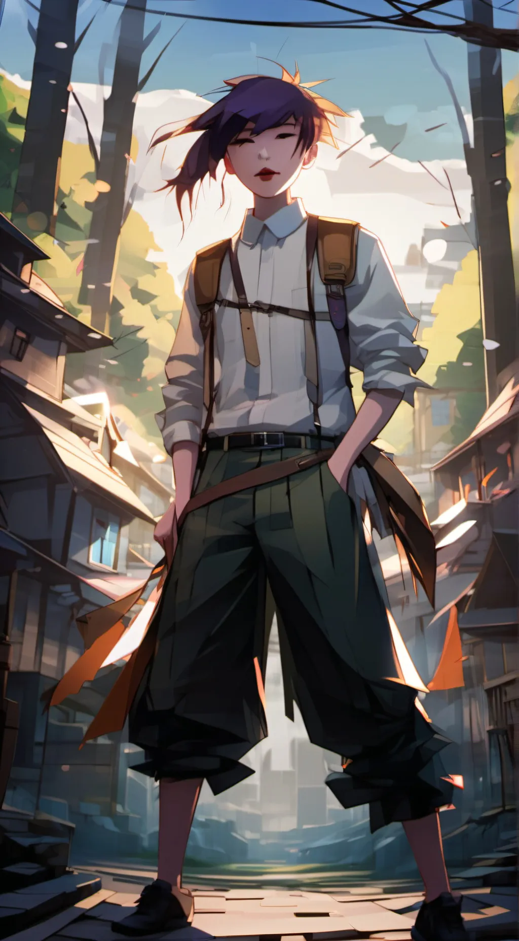 ai character: clip bord background