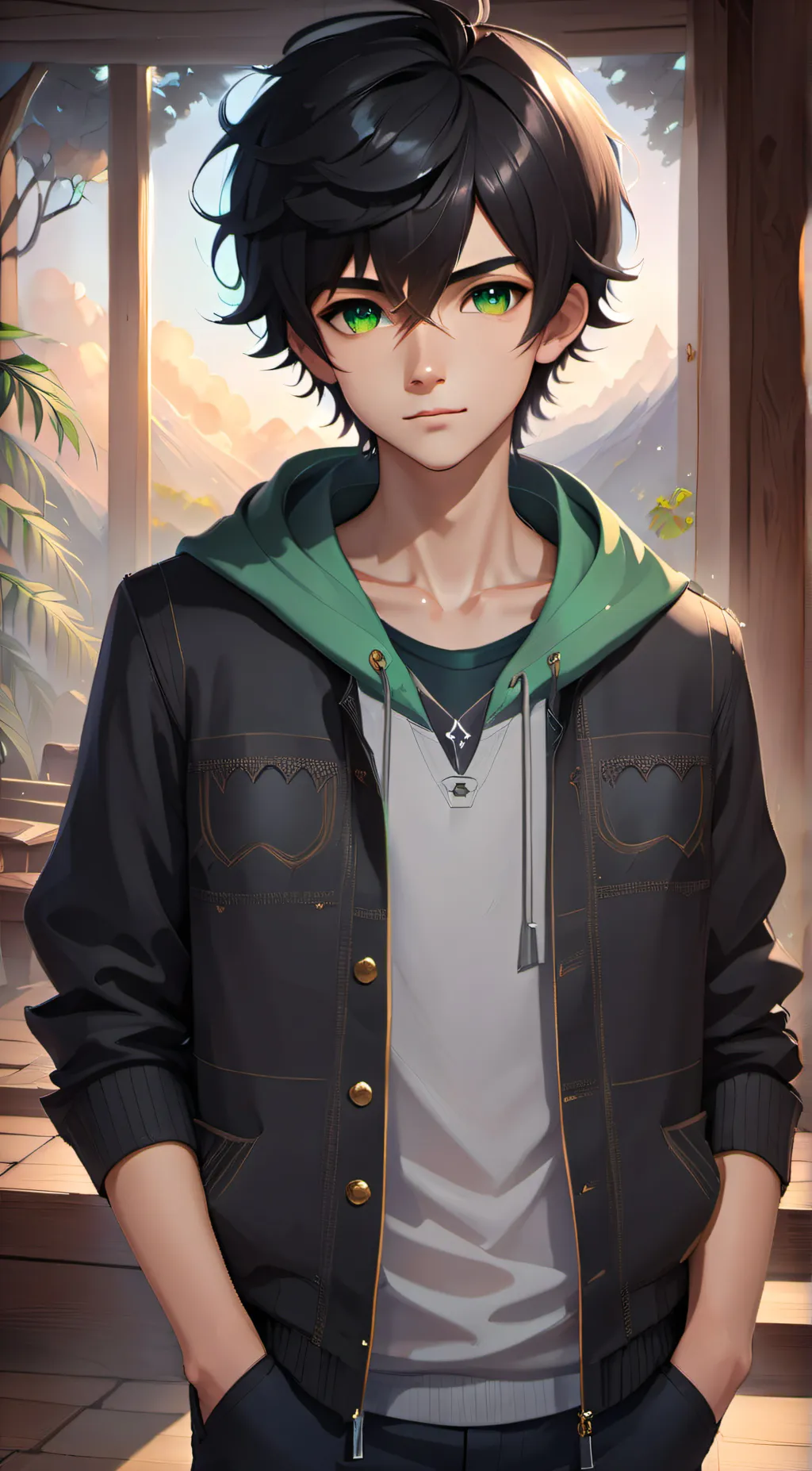 ai character: Zack background