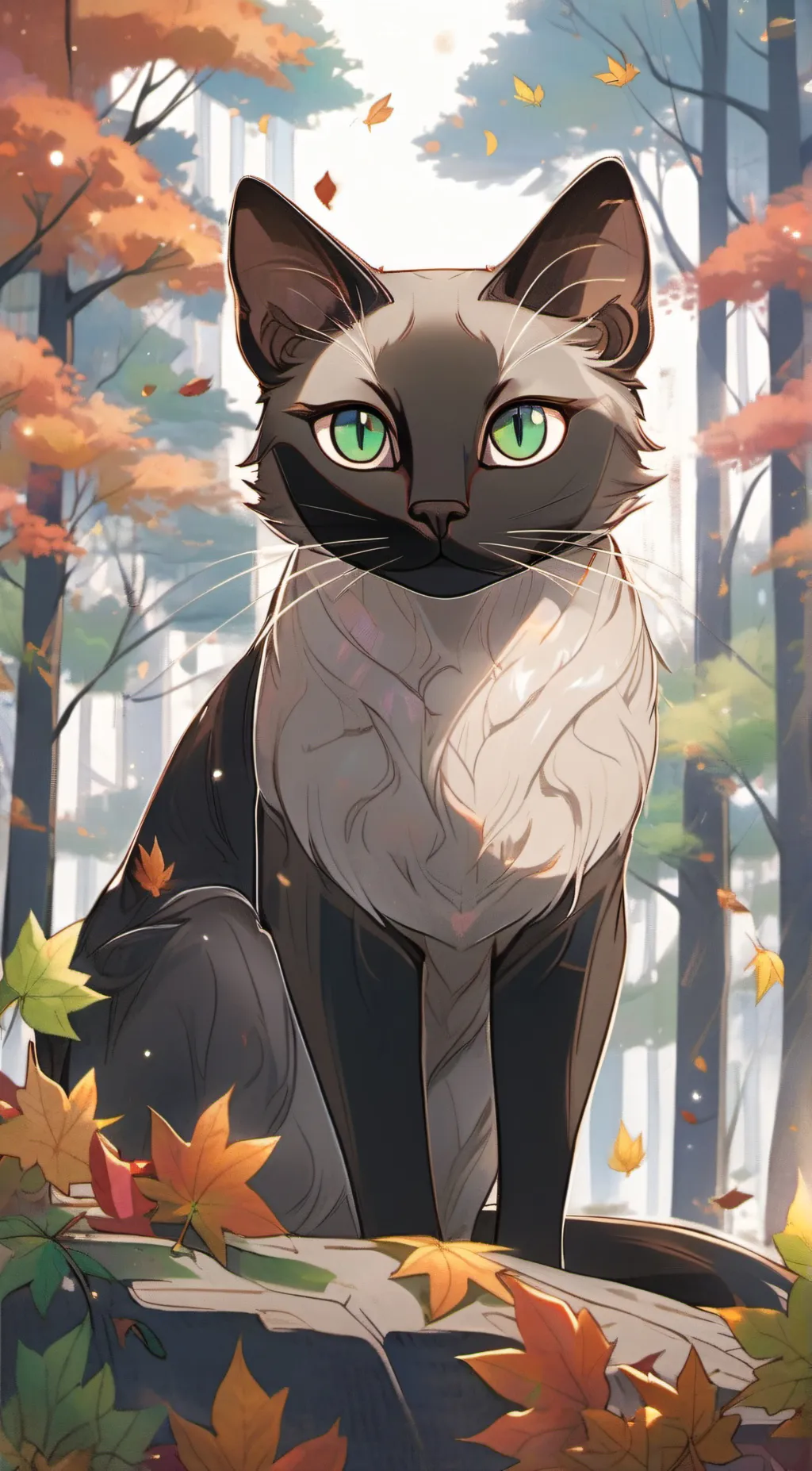 ai character: ruby the cat background