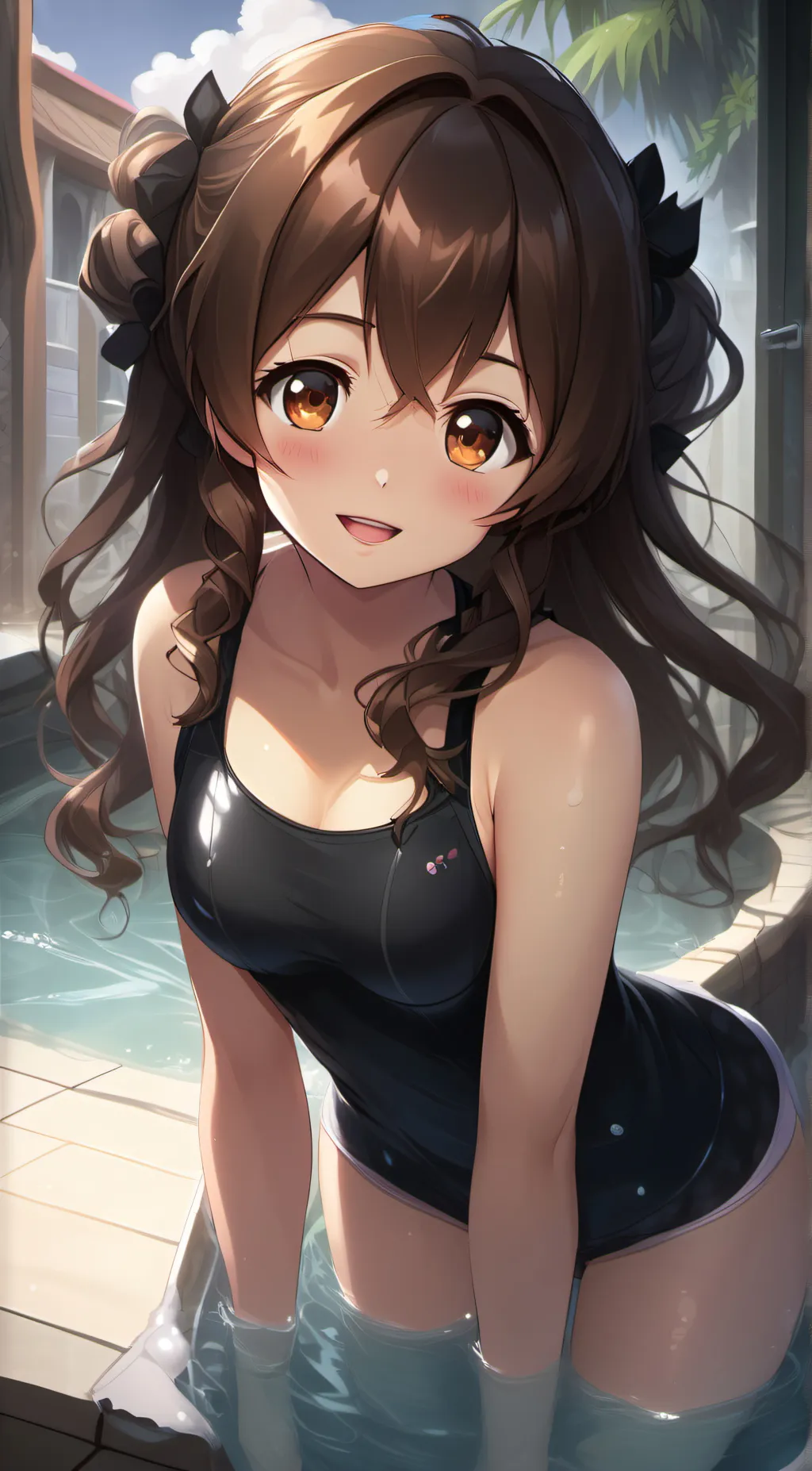 ai character: Ashley  background