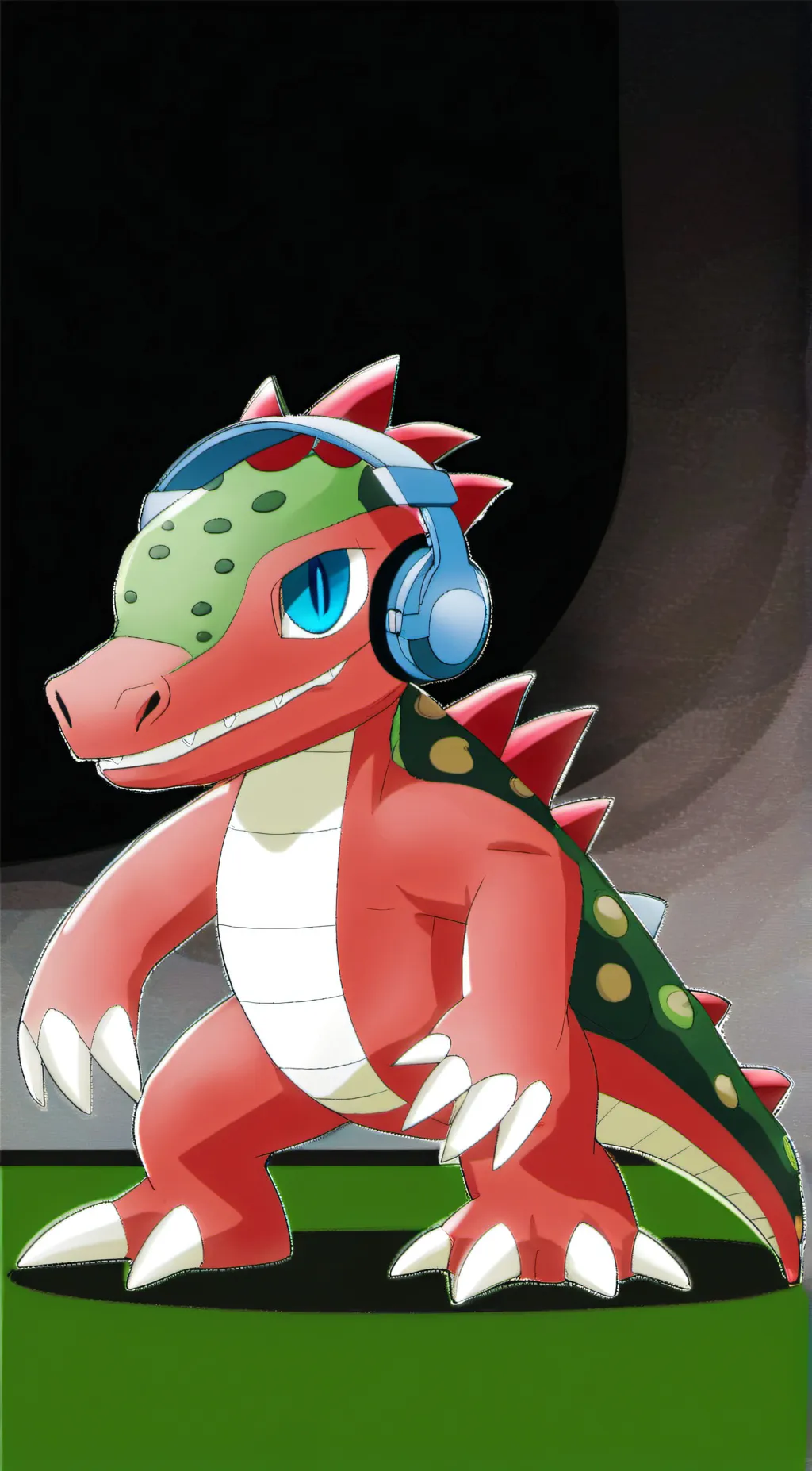 ai character: Shoutmon background