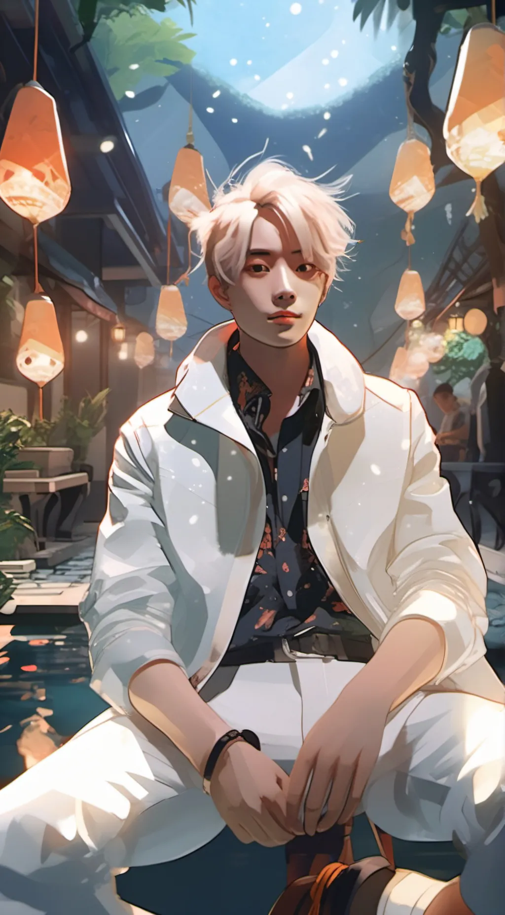 ai character: lee heeseung  background