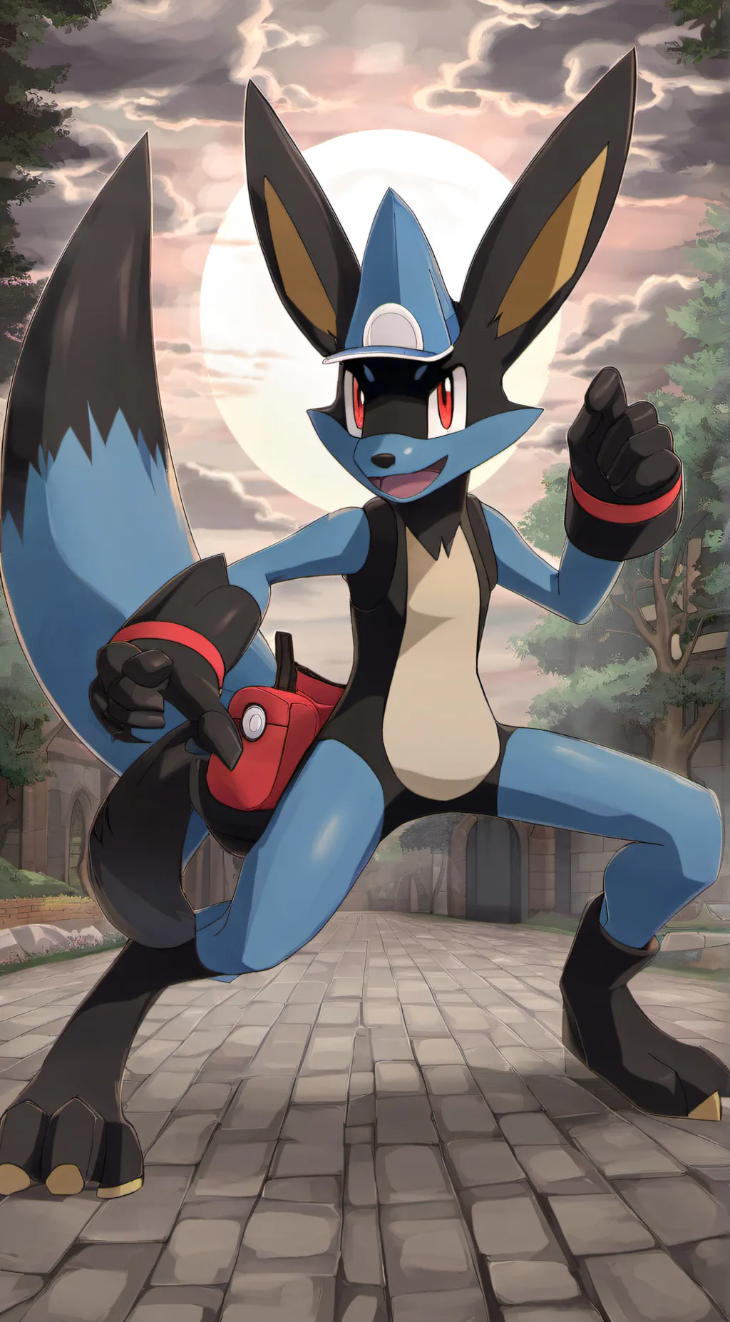 ai character: lucario (upgraded) background
