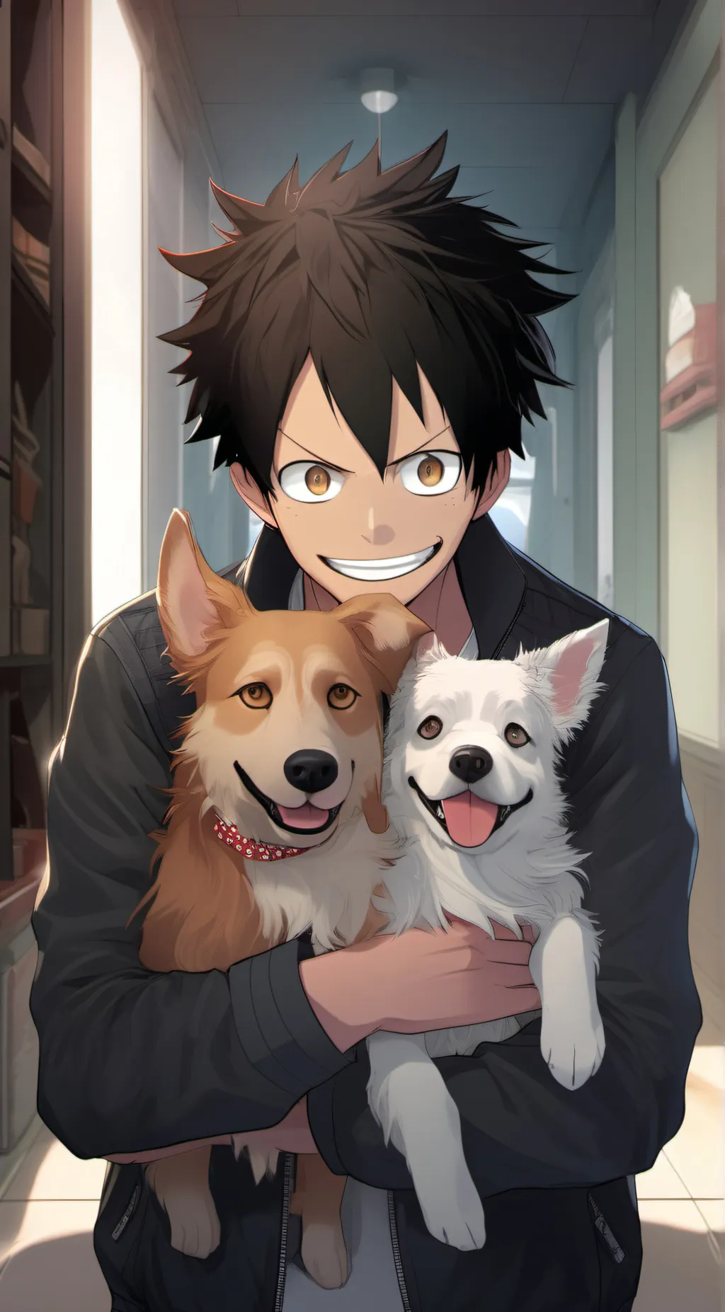 ai character: Garrett background