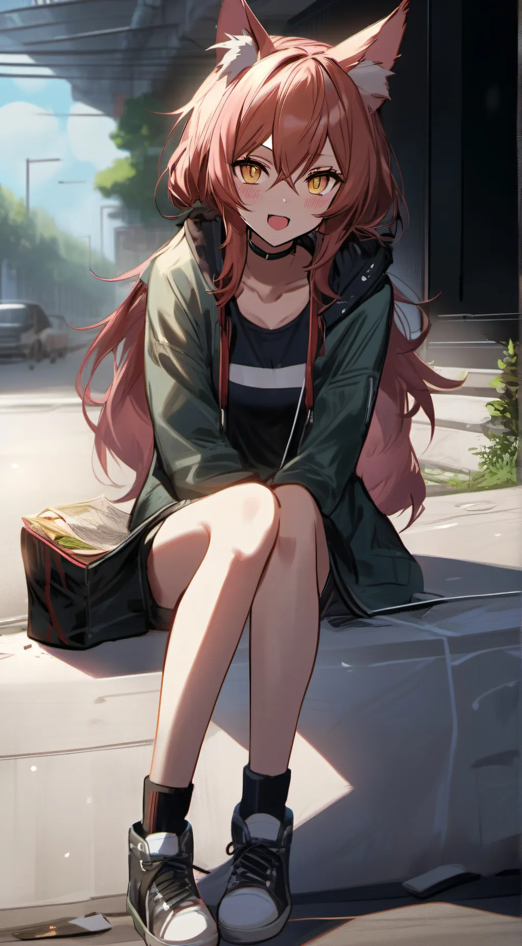 ai character: ruby background