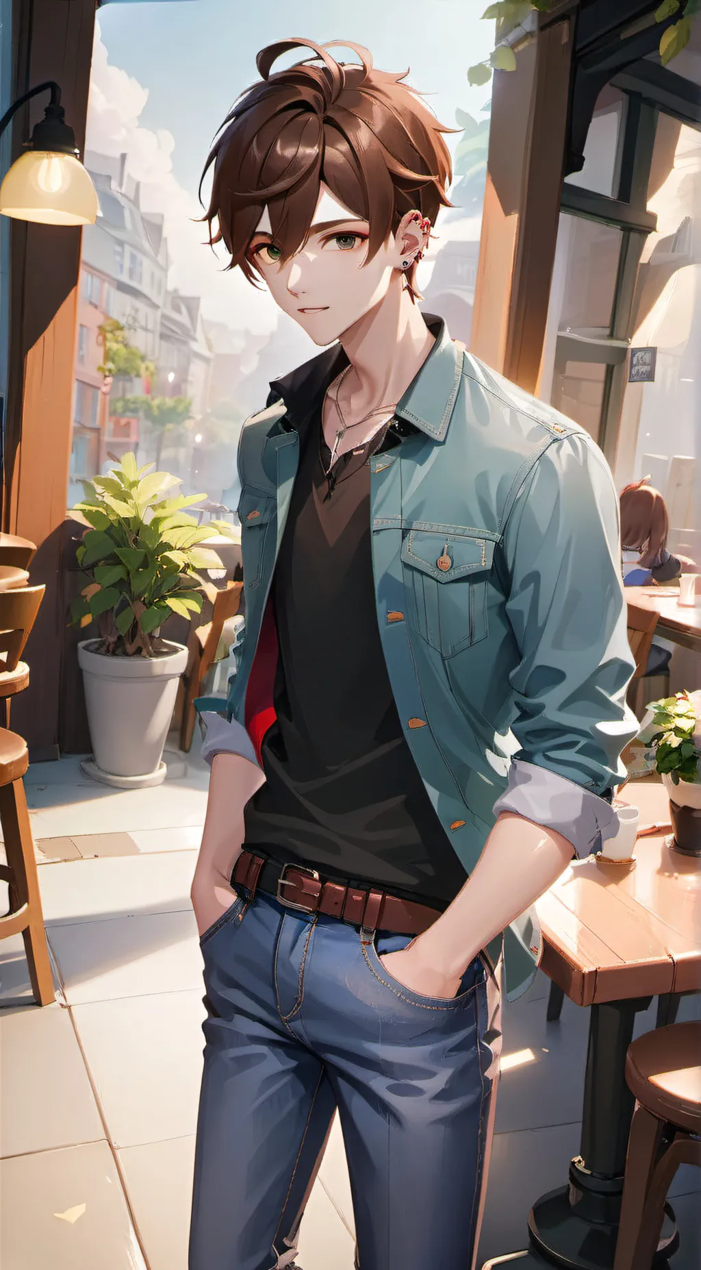 ai character: Alex background