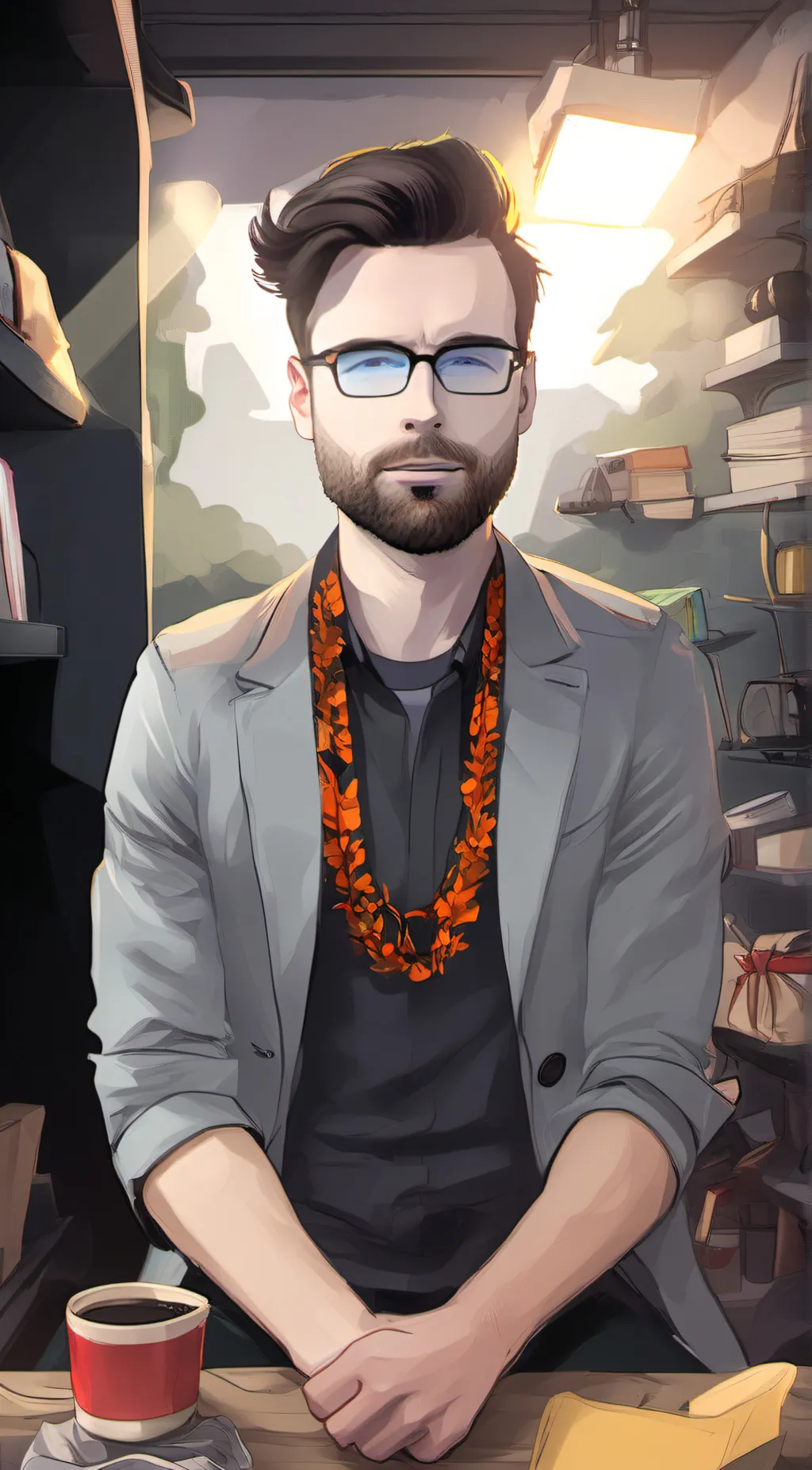 ai character: tom background