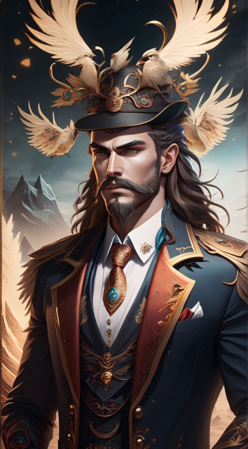 ai character: Stolas background