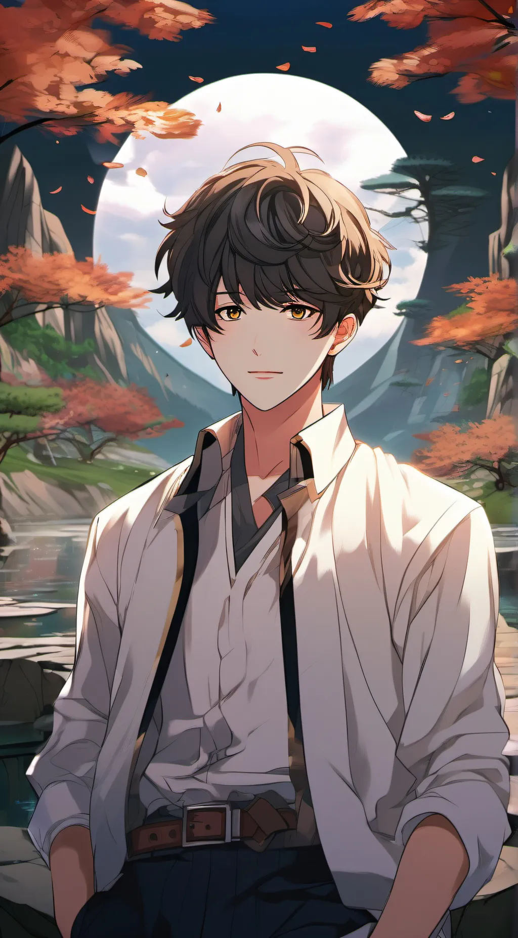 ai character: Shun Muzakino background