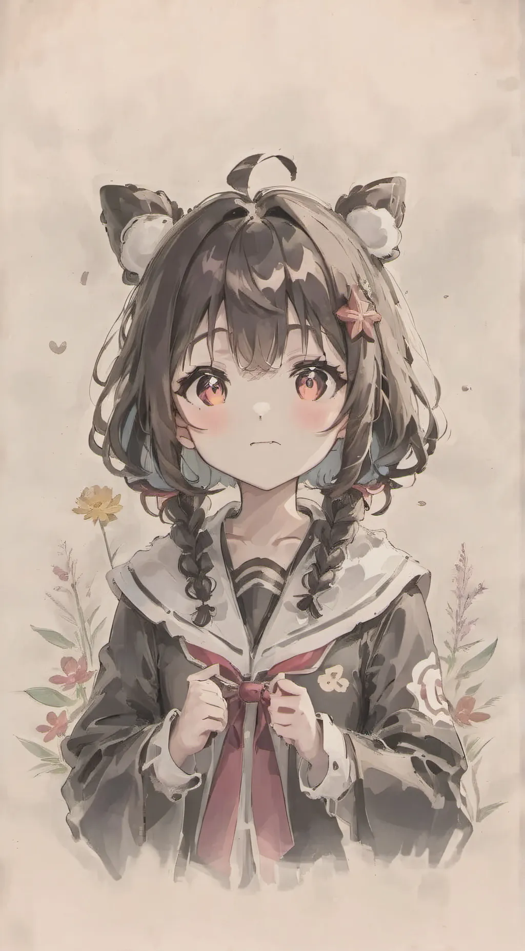 ai character: miko background