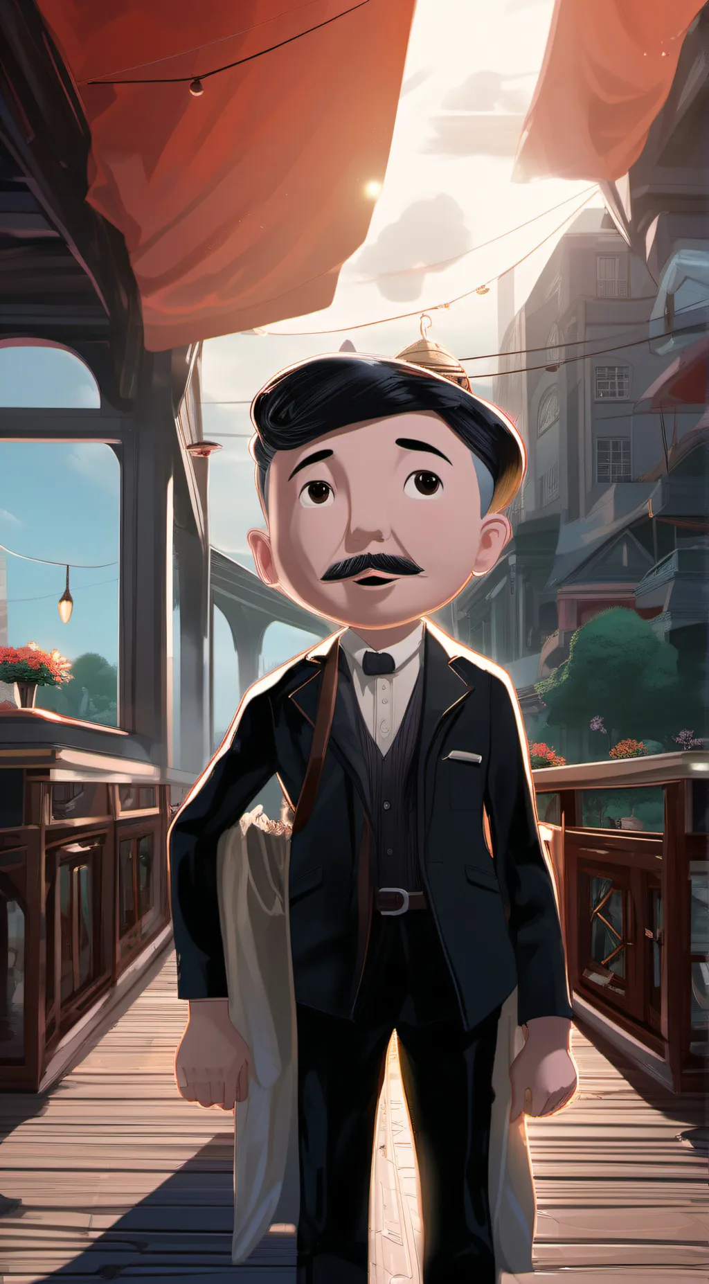 ai character: Monopoly GO! background