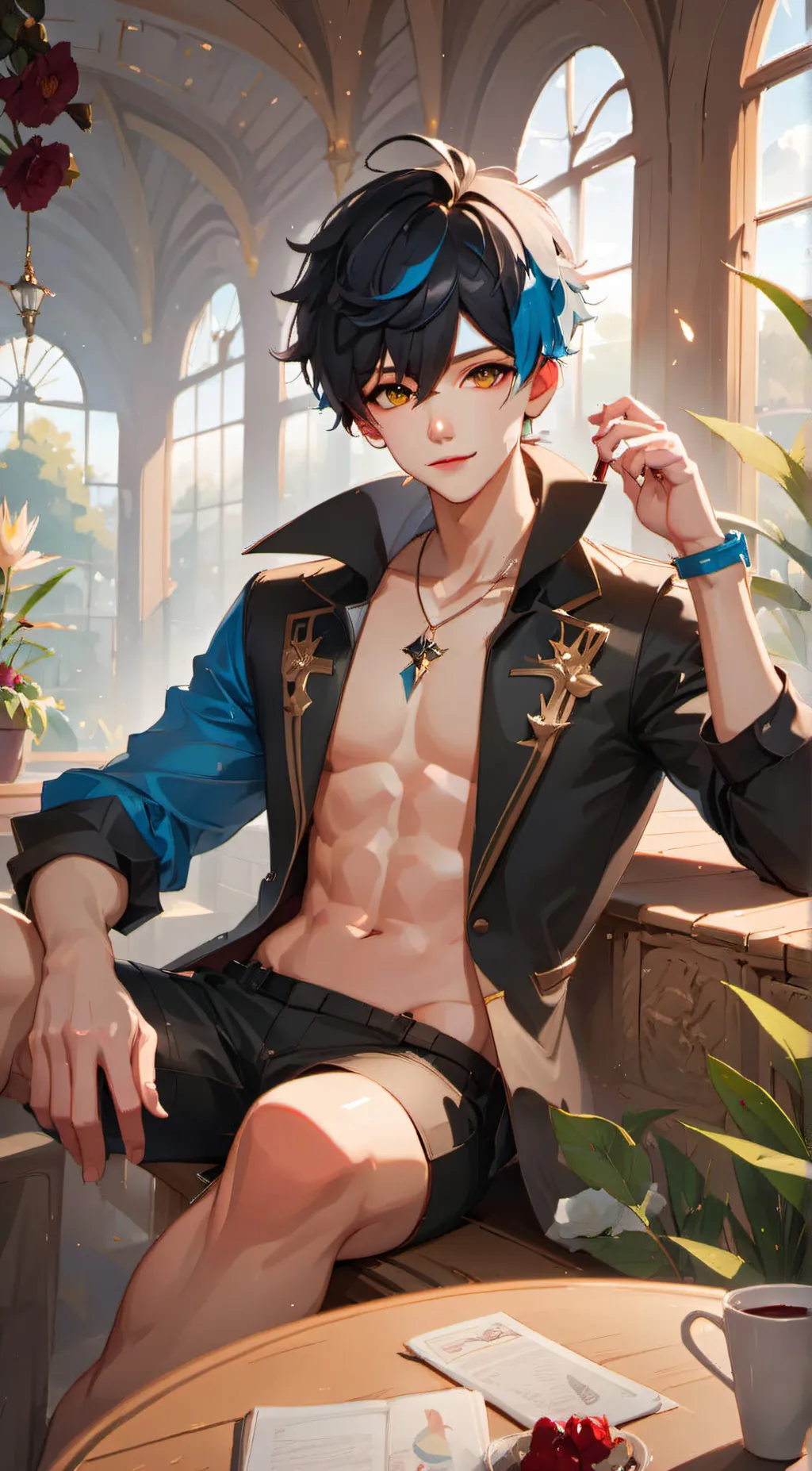 ai character: travis background