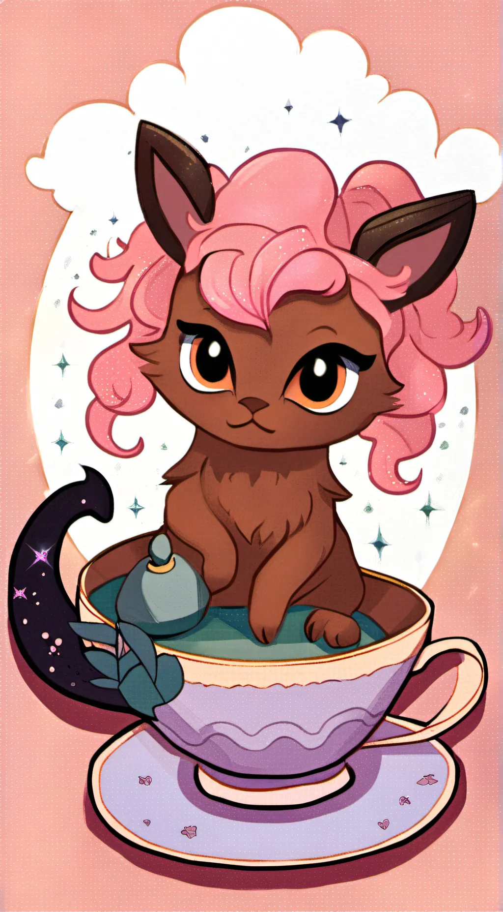 ai character: Johnny TeaTime background