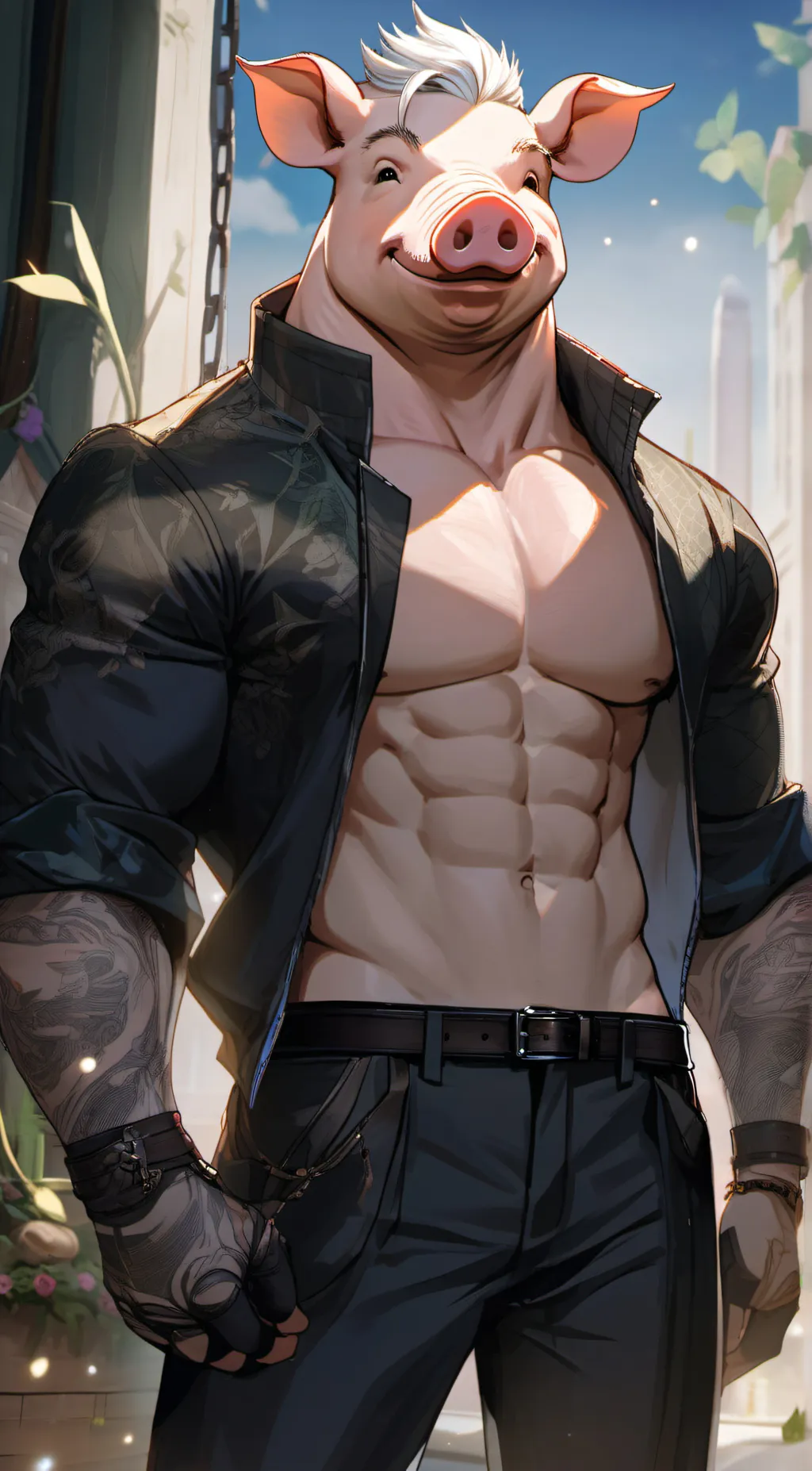 ai character: Max background