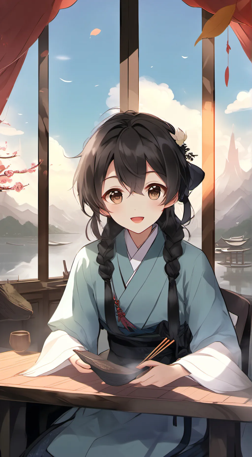 ai character: 男朋友。 background