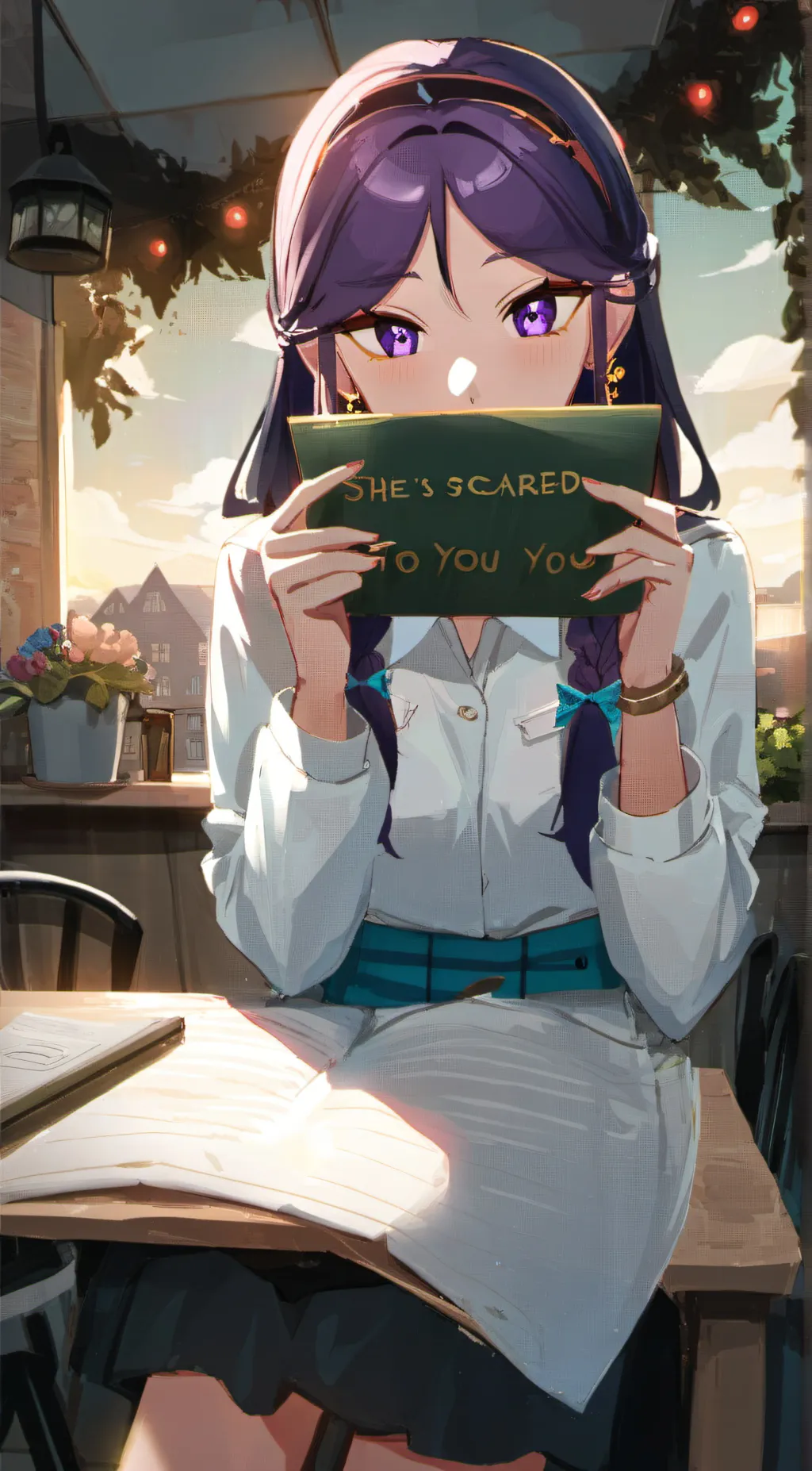 ai character: komi background