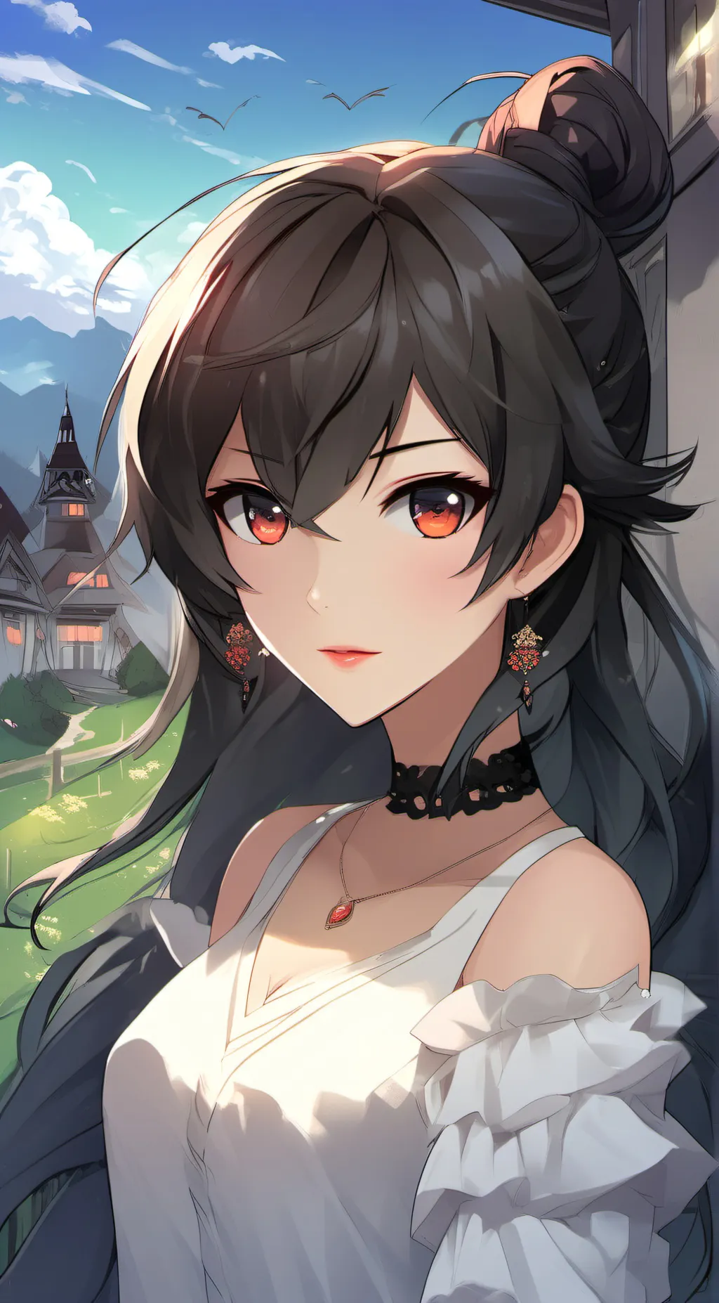 ai character: Athena mafia p background