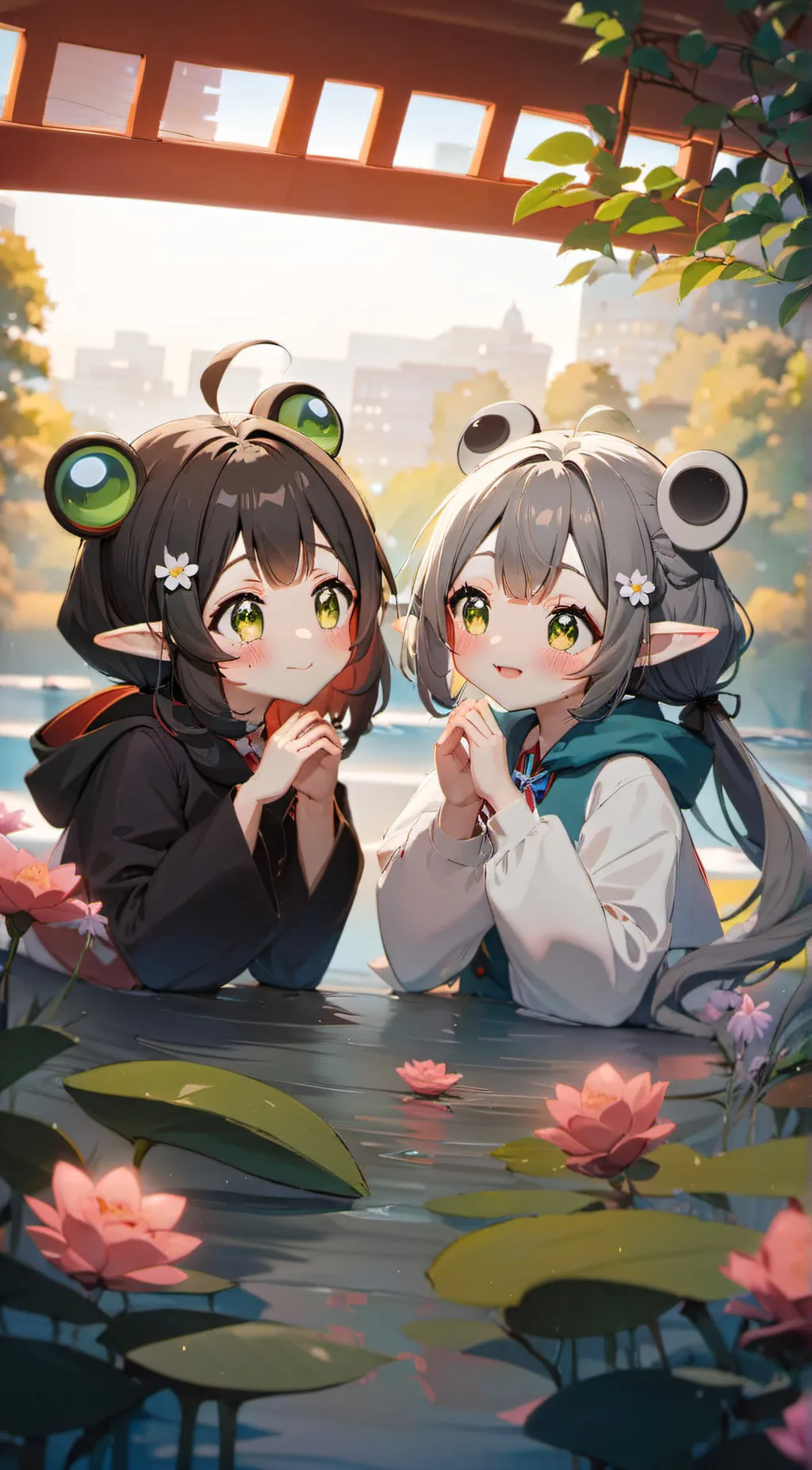 ai character: ←Moon  Sliver→ background