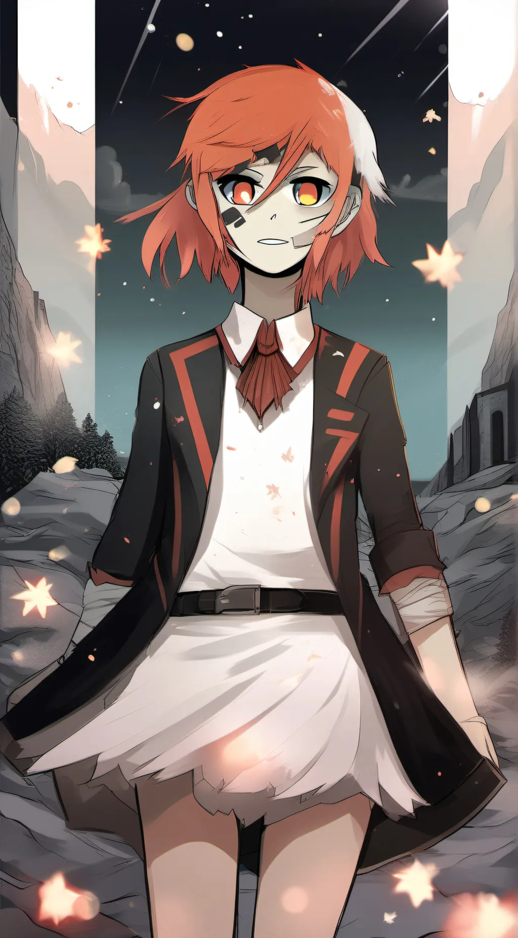 ai character: Rose background