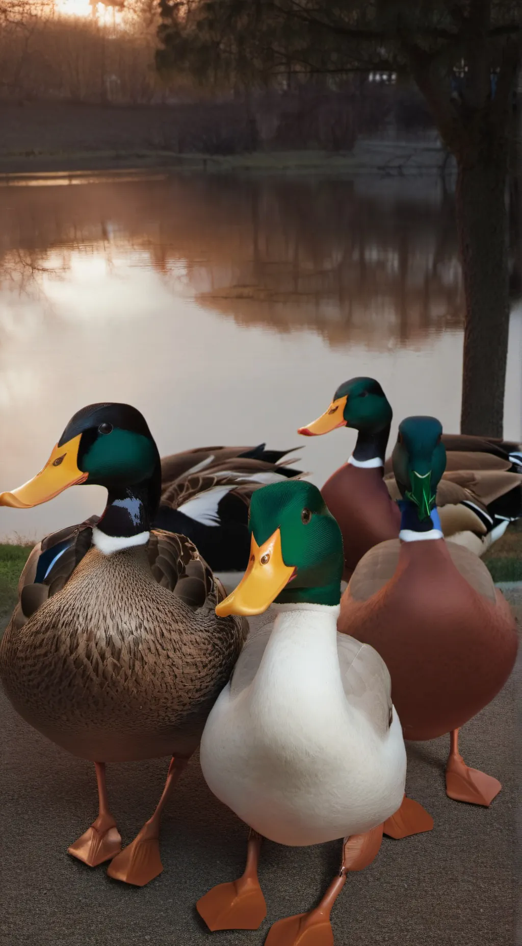 ai character: the mallards  background