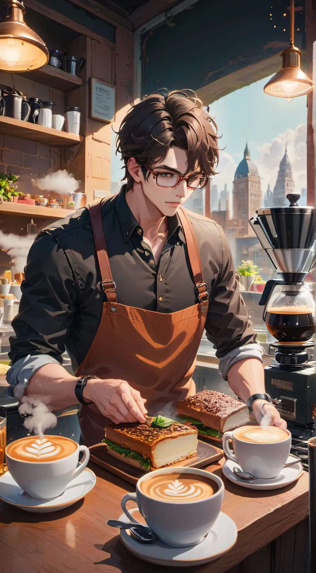 ai character: Alex background