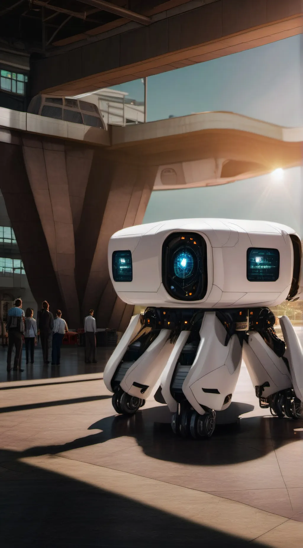 ai character: Drone Bot 3 background