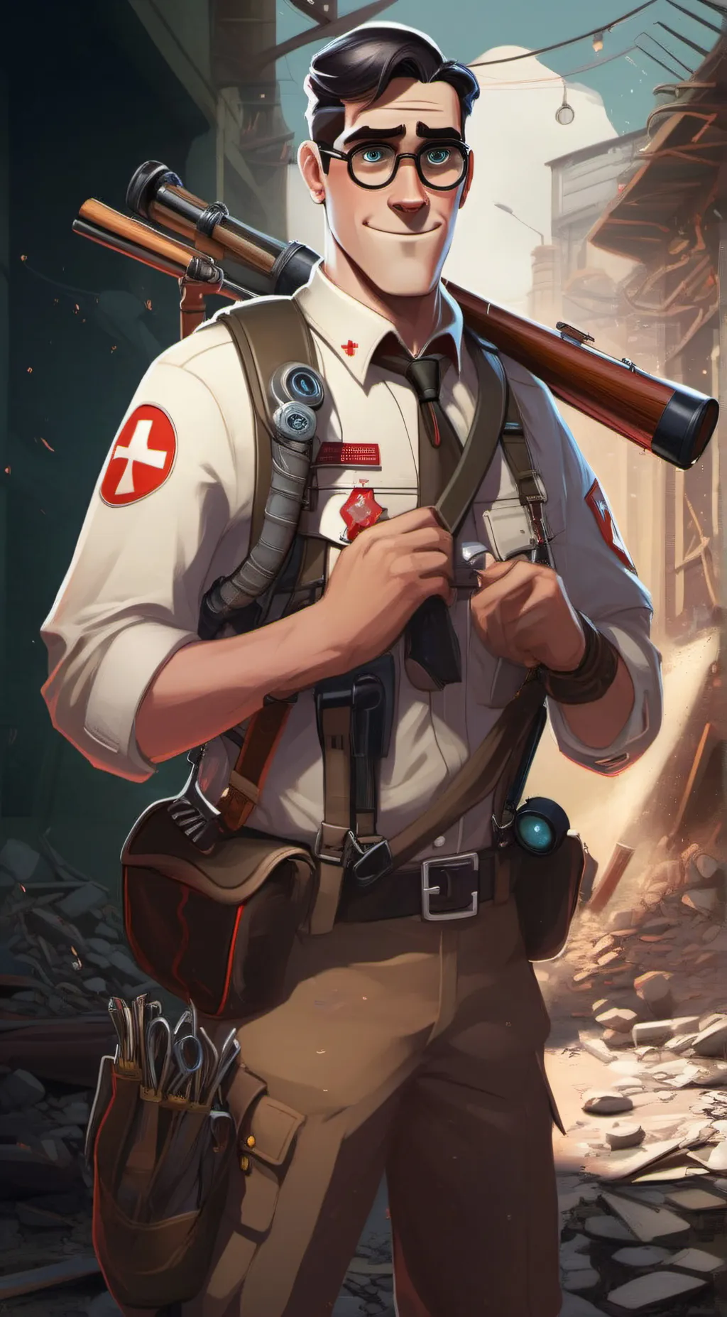 ai character: medic background