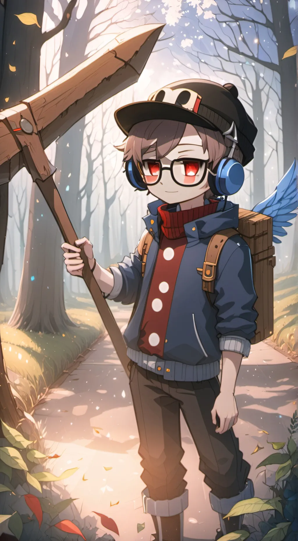 ai character: burden  background